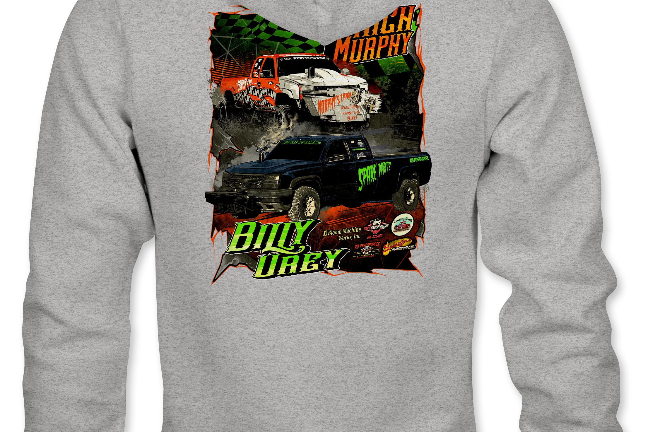 Billy Urey Hoodies Black Acid Apparel