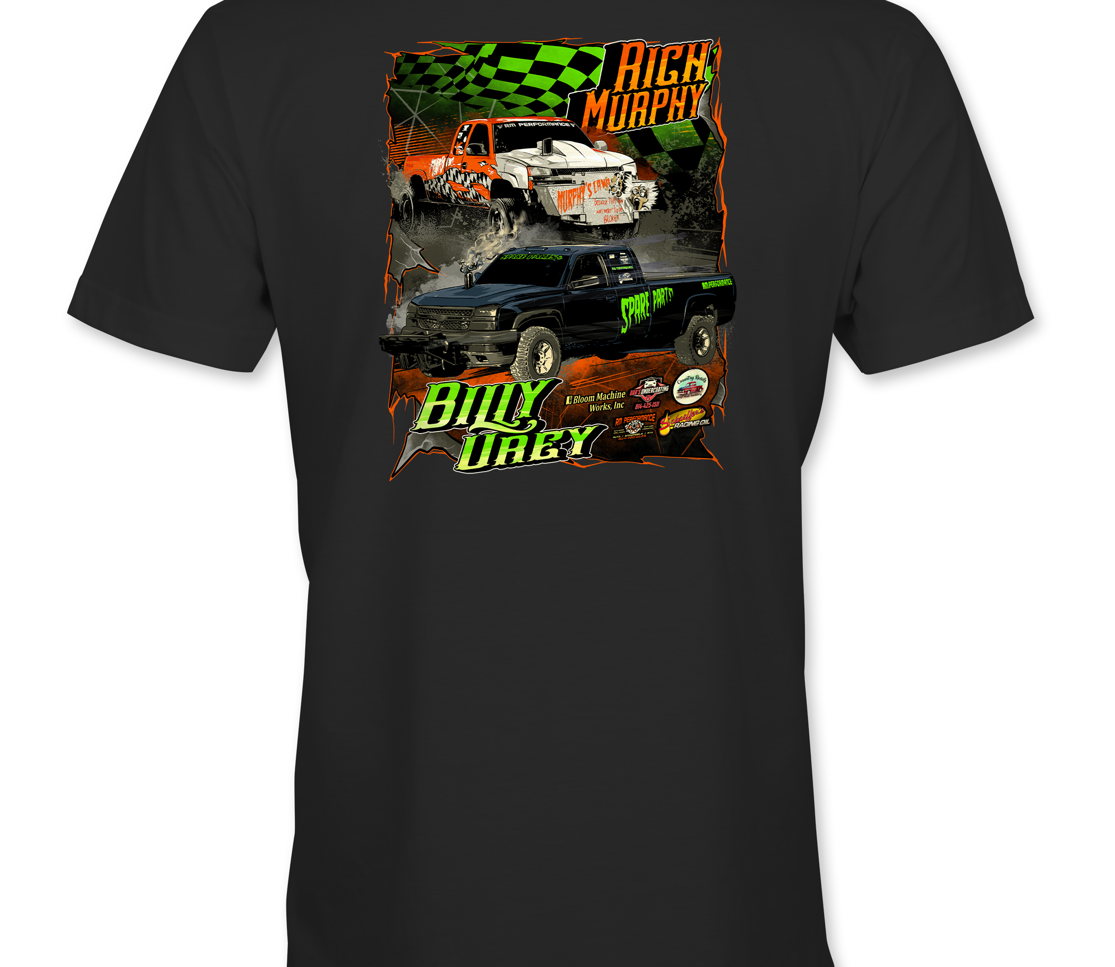 Billy Urey T-Shirts Black Acid Apparel