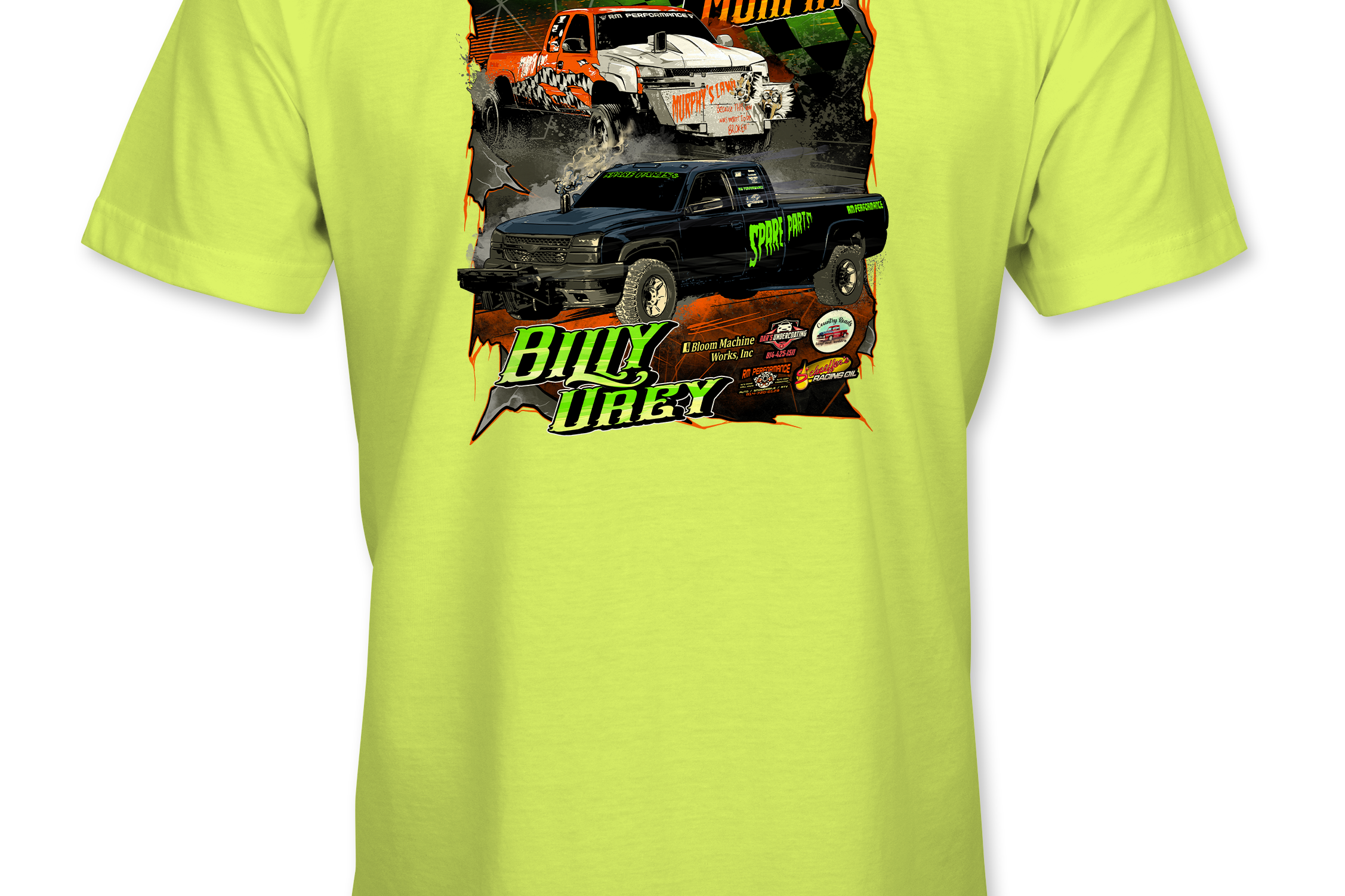 Billy Urey T-Shirts Black Acid Apparel