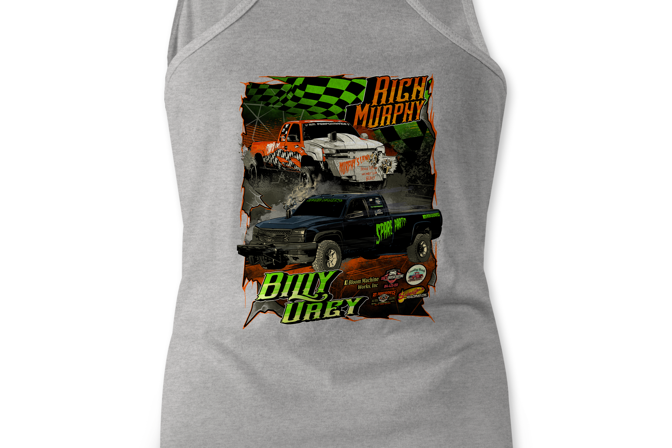 Billy Urey Tank Tops Black Acid Apparel