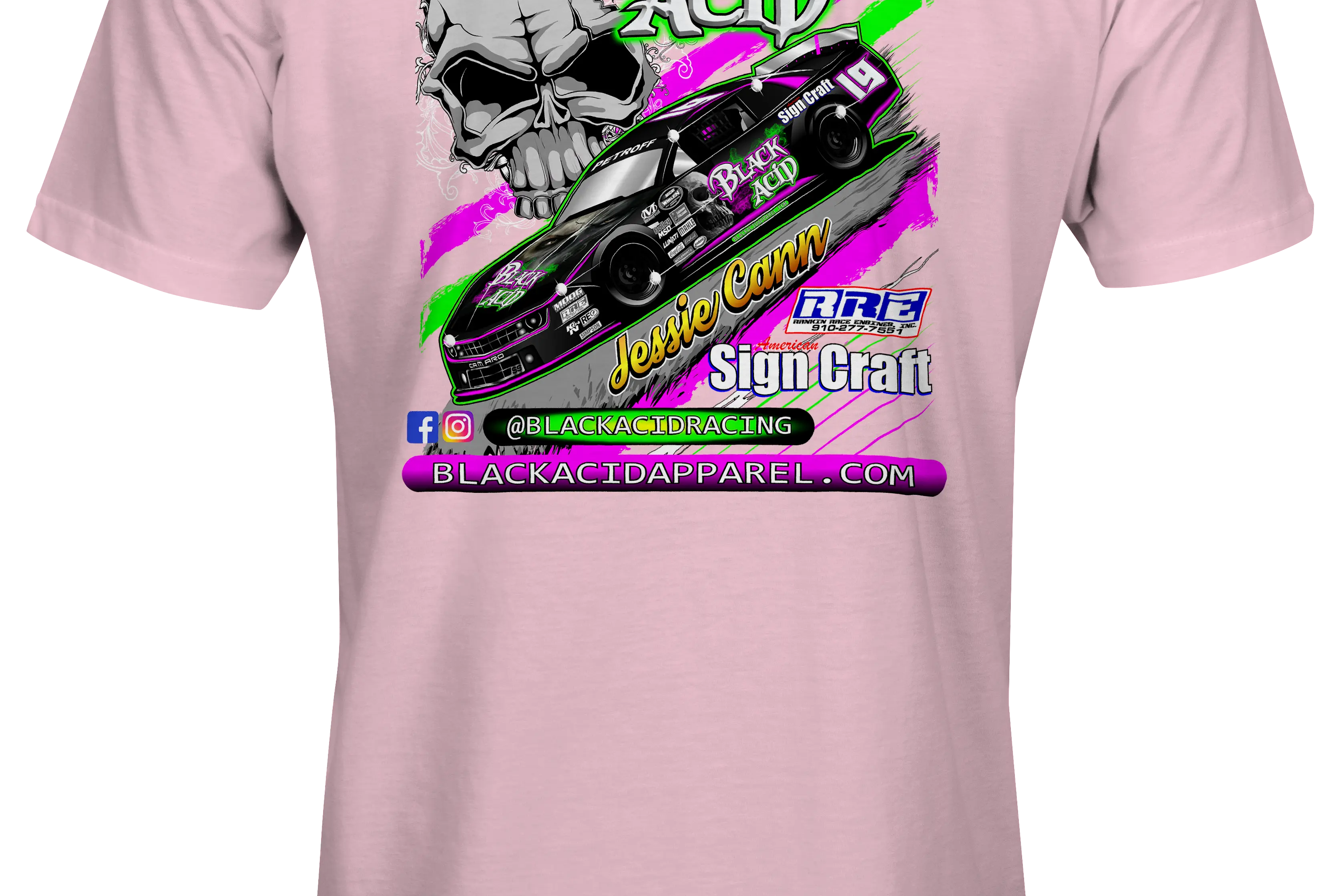 Black Acid Racing - Jessica Cann 2019 - Black Acid Apparel