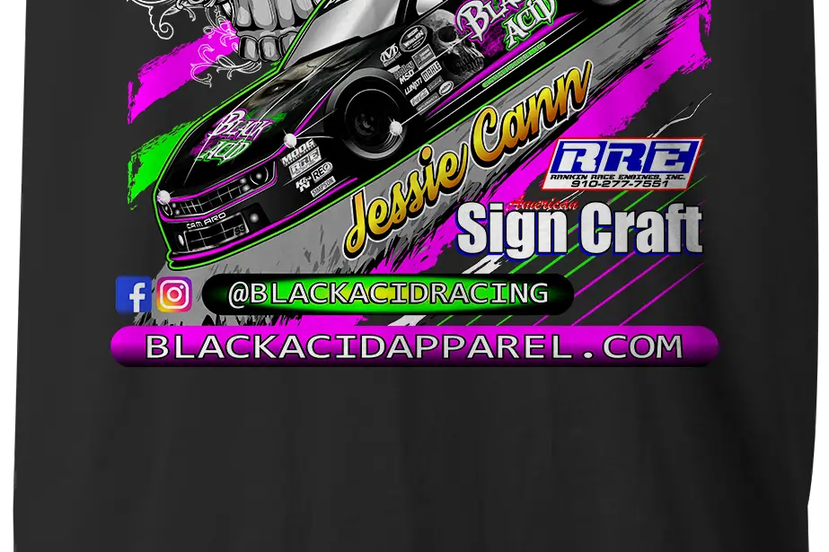 Black Acid Racing - Jessica Cann 2019 - Black Acid Apparel