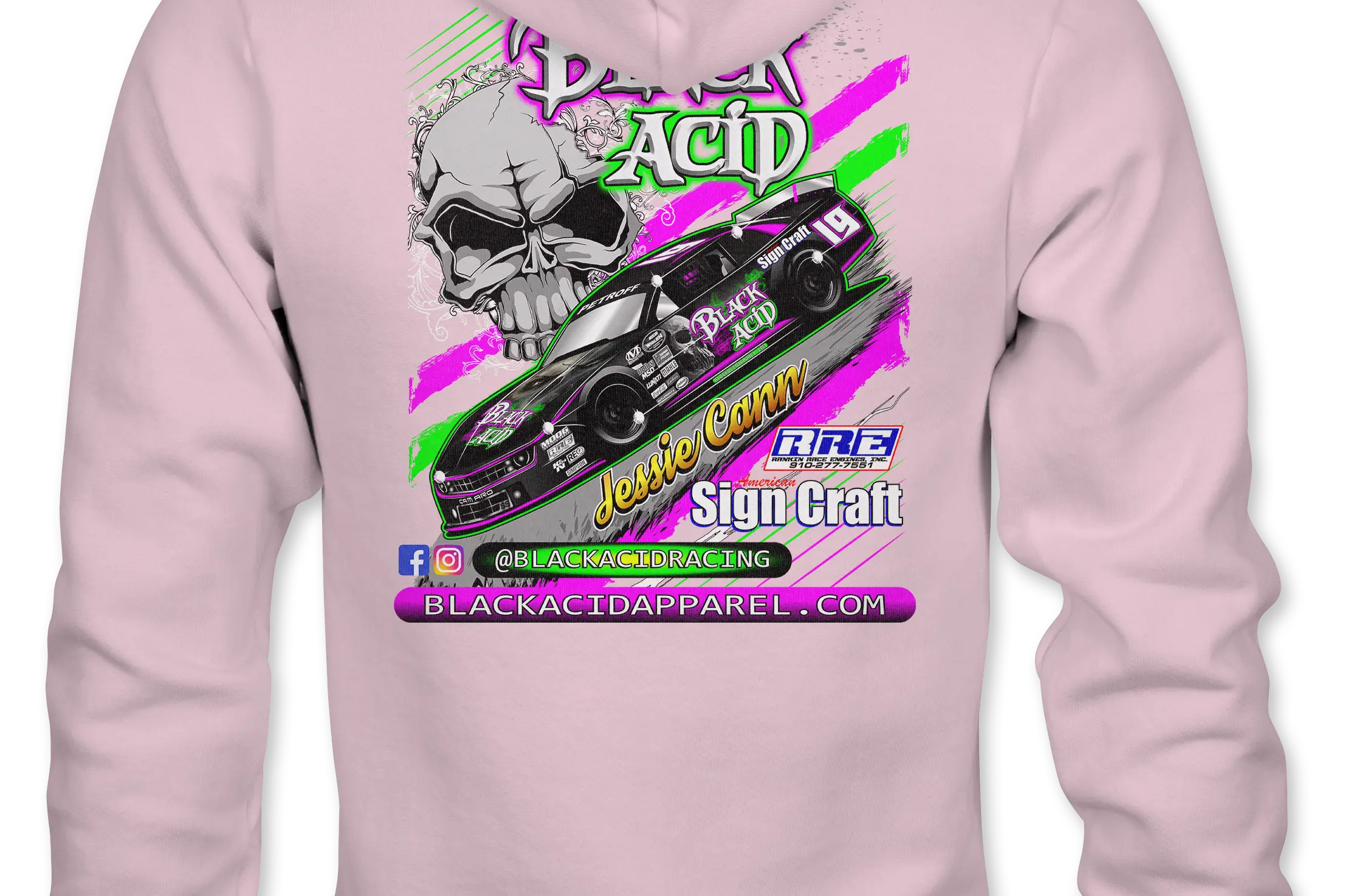Black Acid Racing - Jessica Cann 2019 - Black Acid Apparel