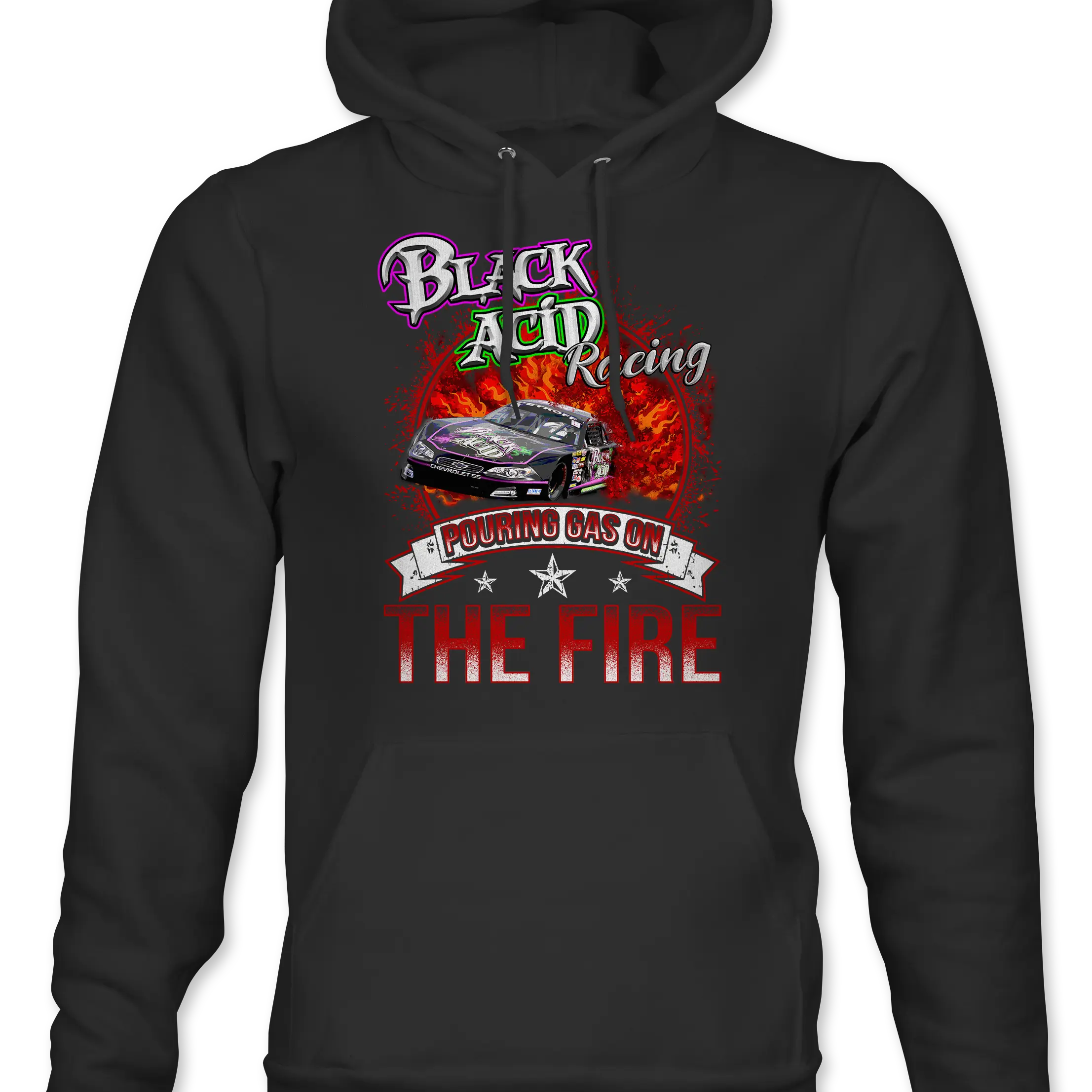 Black Acid Racing - Pouring Gas on the Fire - Black Acid Apparel