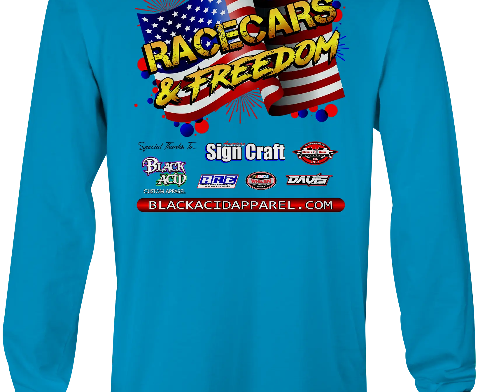 Black Acid Racing - Racecars & Freedom - Black Acid Apparel