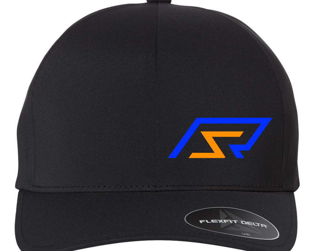 R & S Race Cars Flexfit Delta Hat Black Acid Apparel