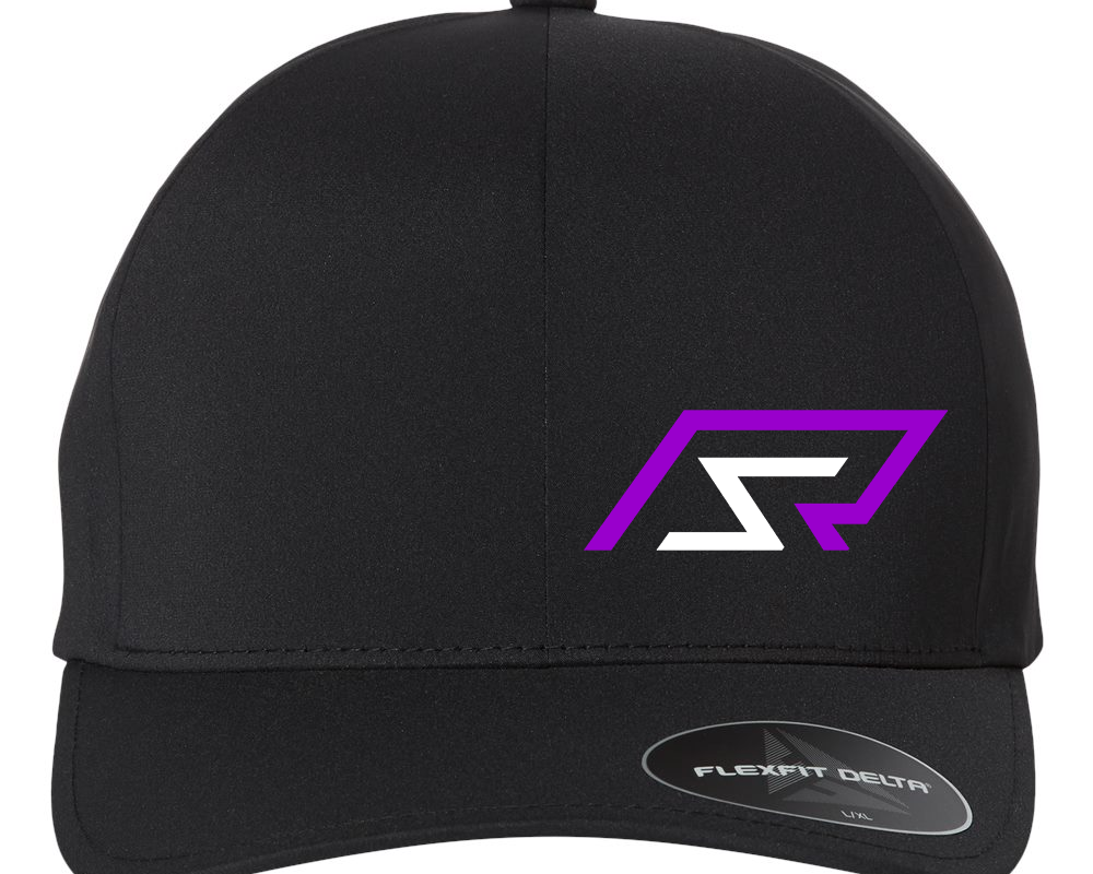 R & S Race Cars Flexfit Delta Hat Black Acid Apparel