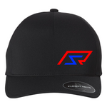 R & S Race Cars Flexfit Delta Hat Black Acid Apparel