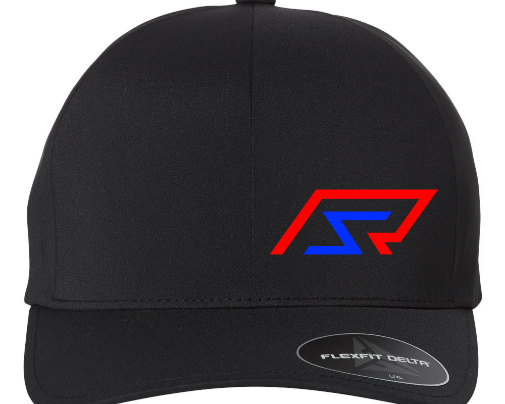 R & S Race Cars Flexfit Delta Hat Black Acid Apparel