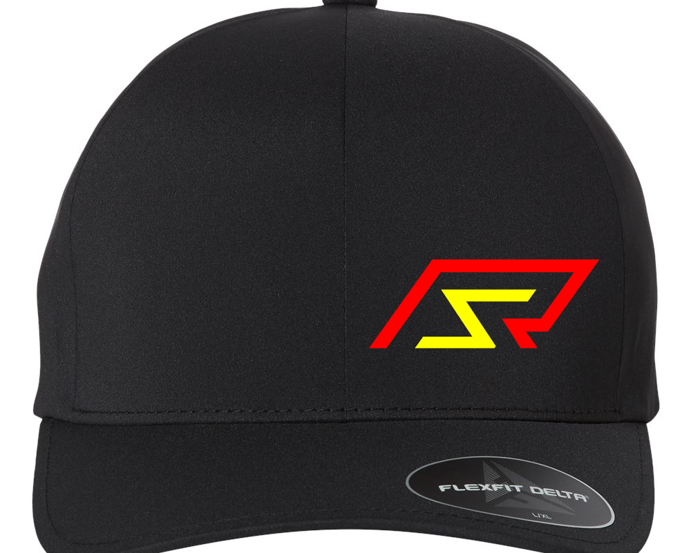 R & S Race Cars Flexfit Delta Hat Black Acid Apparel