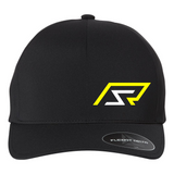 R & S Race Cars Flexfit Delta Hat Black Acid Apparel