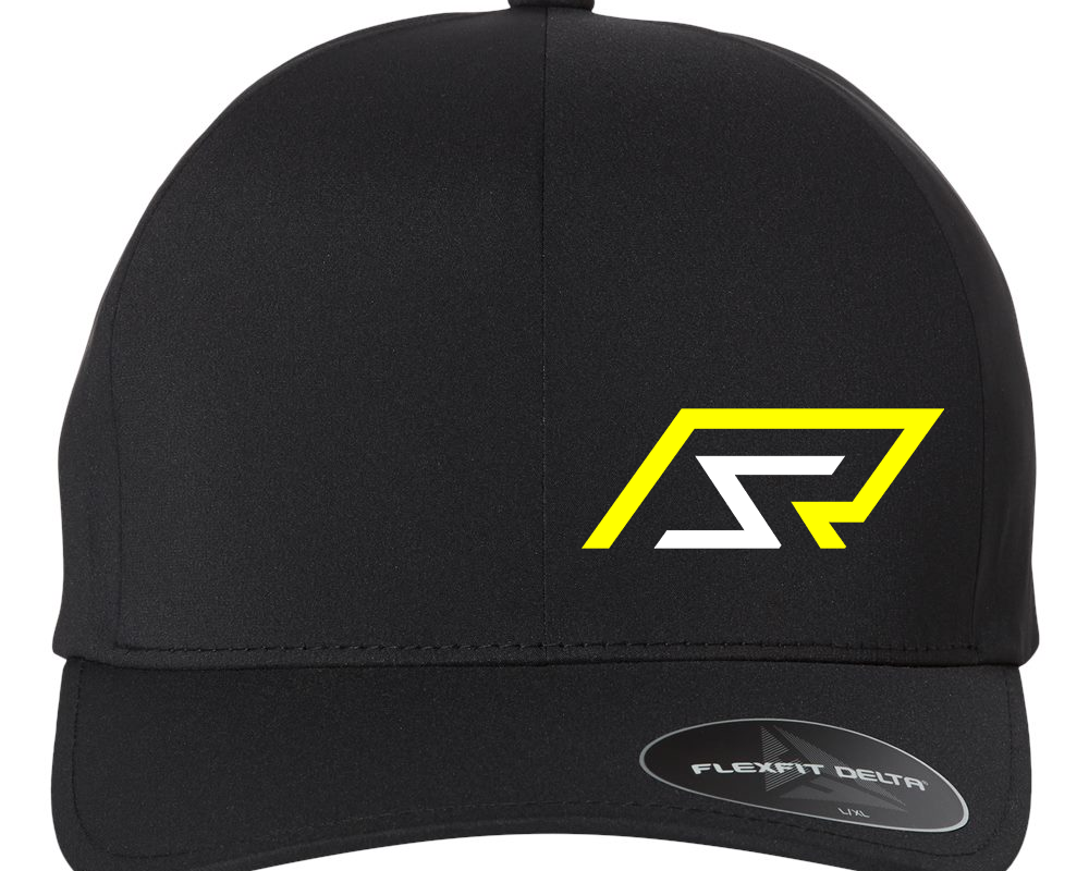 R & S Race Cars Flexfit Delta Hat Black Acid Apparel