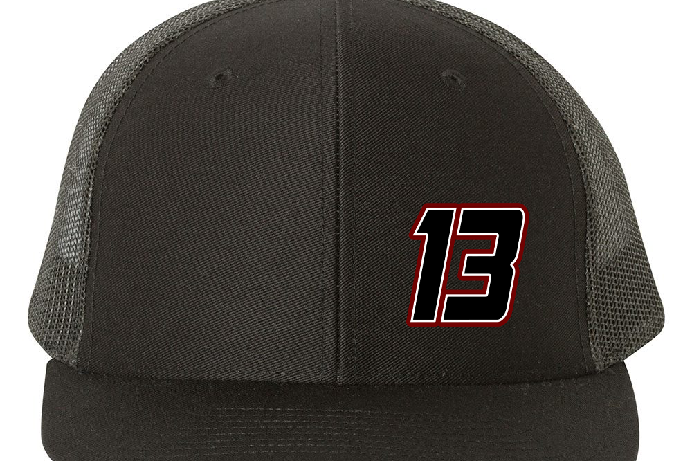 Jonathan Beyer, Black Logo Hats Black Acid Apparel