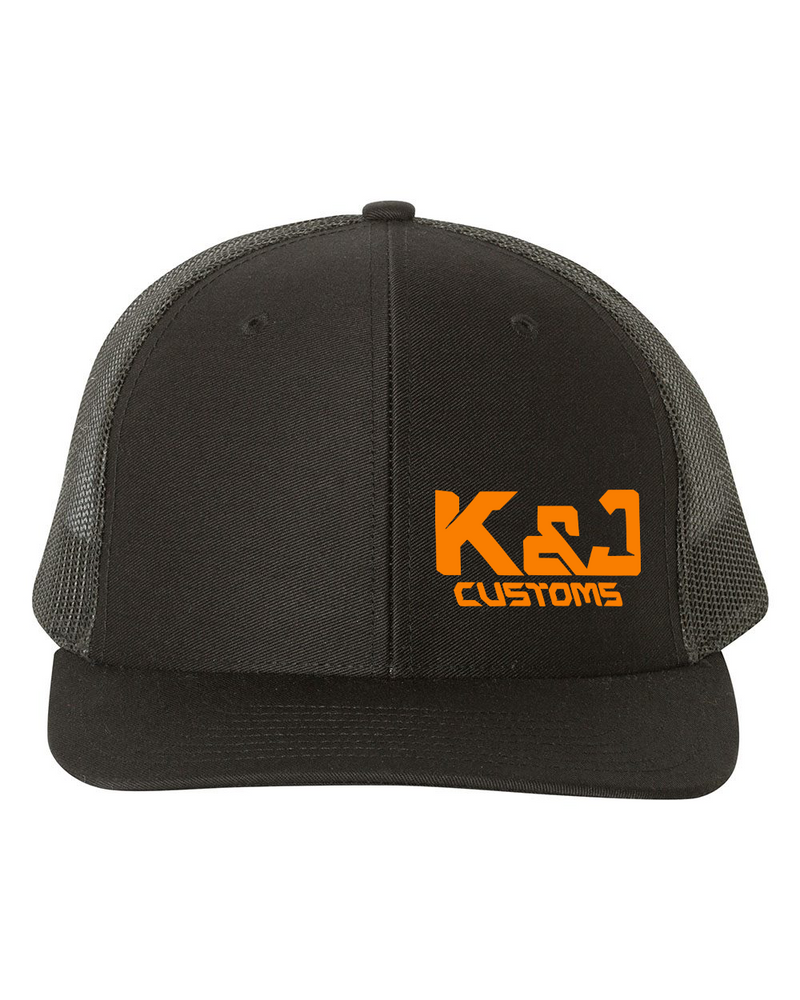 K&J Customs Hats Black Acid Apparel