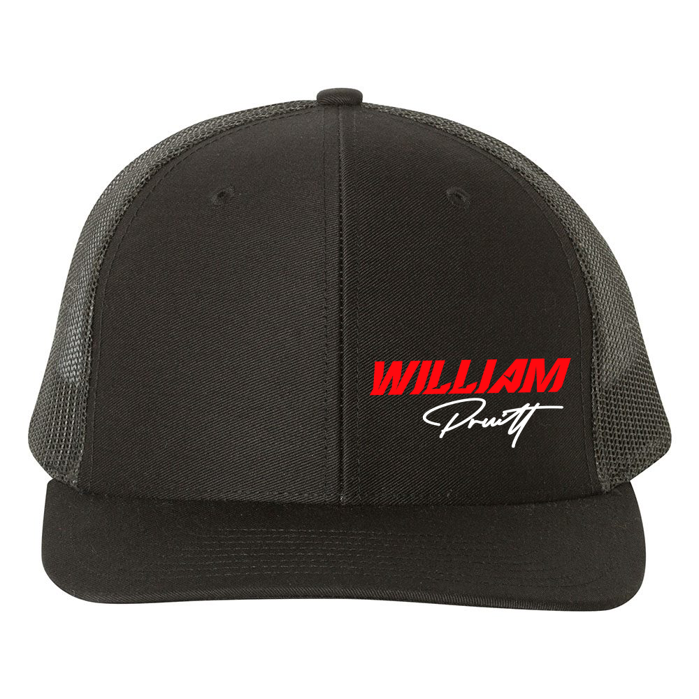 William Pruitt Hats Black Acid Apparel