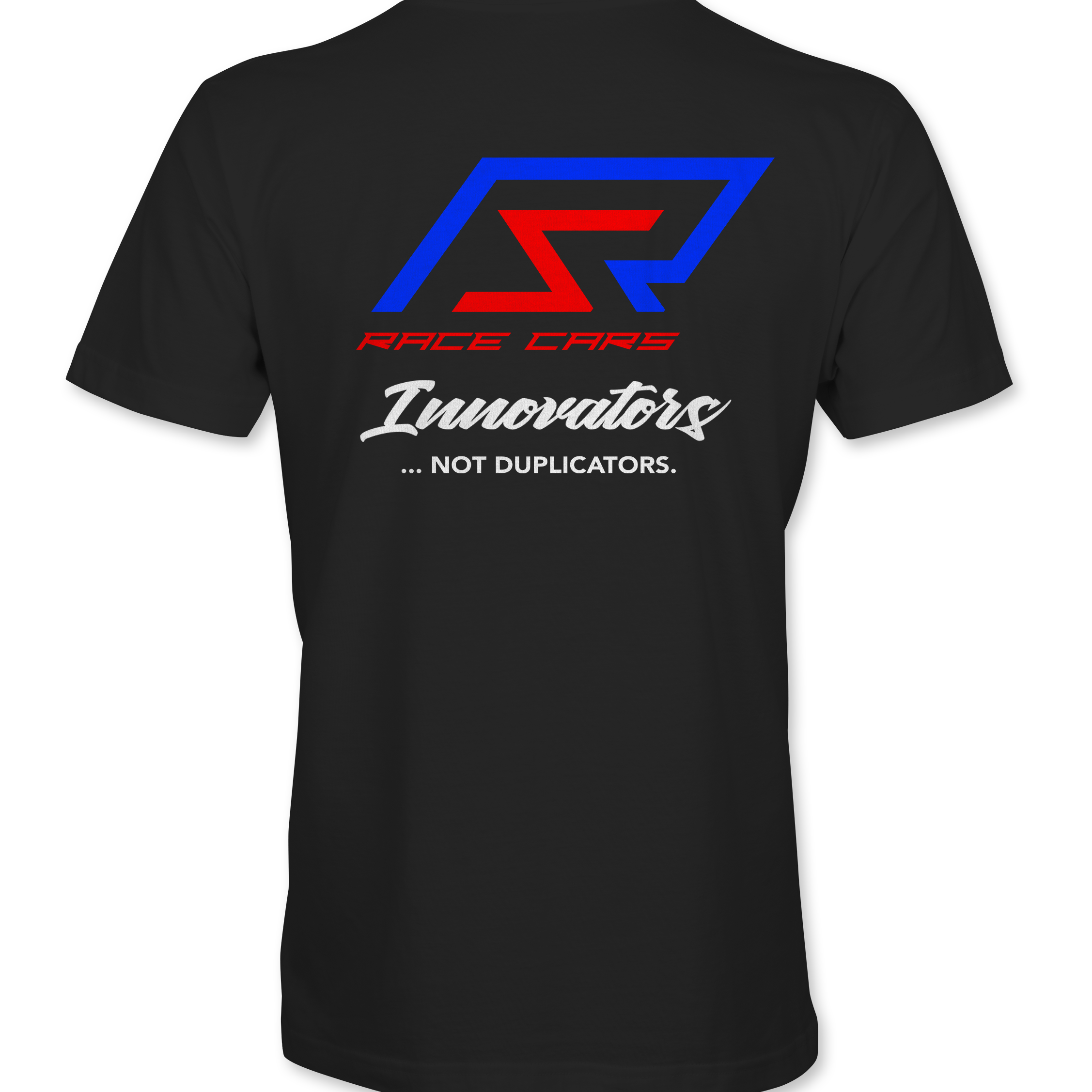 R & S Innovators.  Not Duplicators. T-Shirts Black Acid Apparel