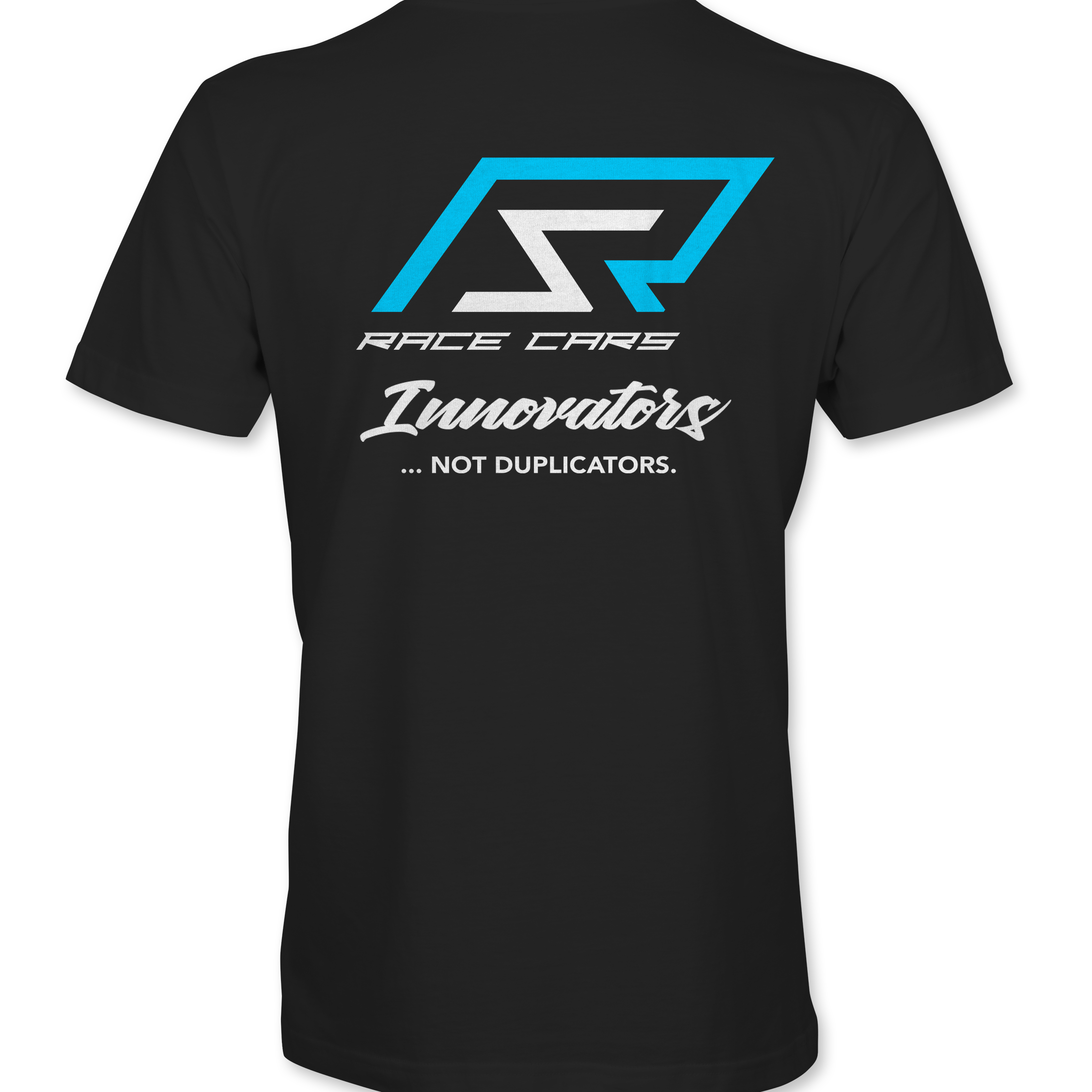 R & S Innovators.  Not Duplicators. T-Shirts Black Acid Apparel