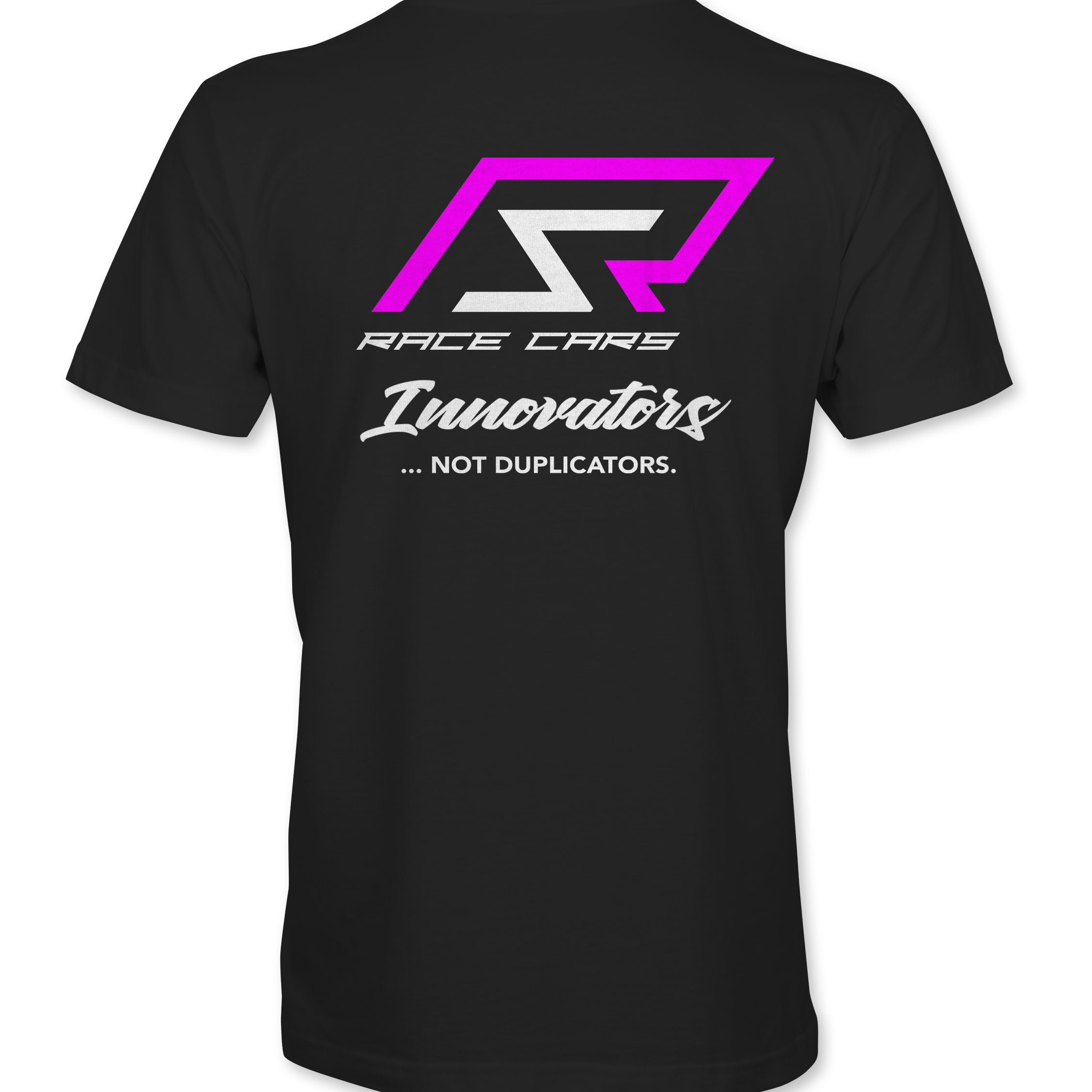 R & S Innovators.  Not Duplicators. T-Shirts Black Acid Apparel