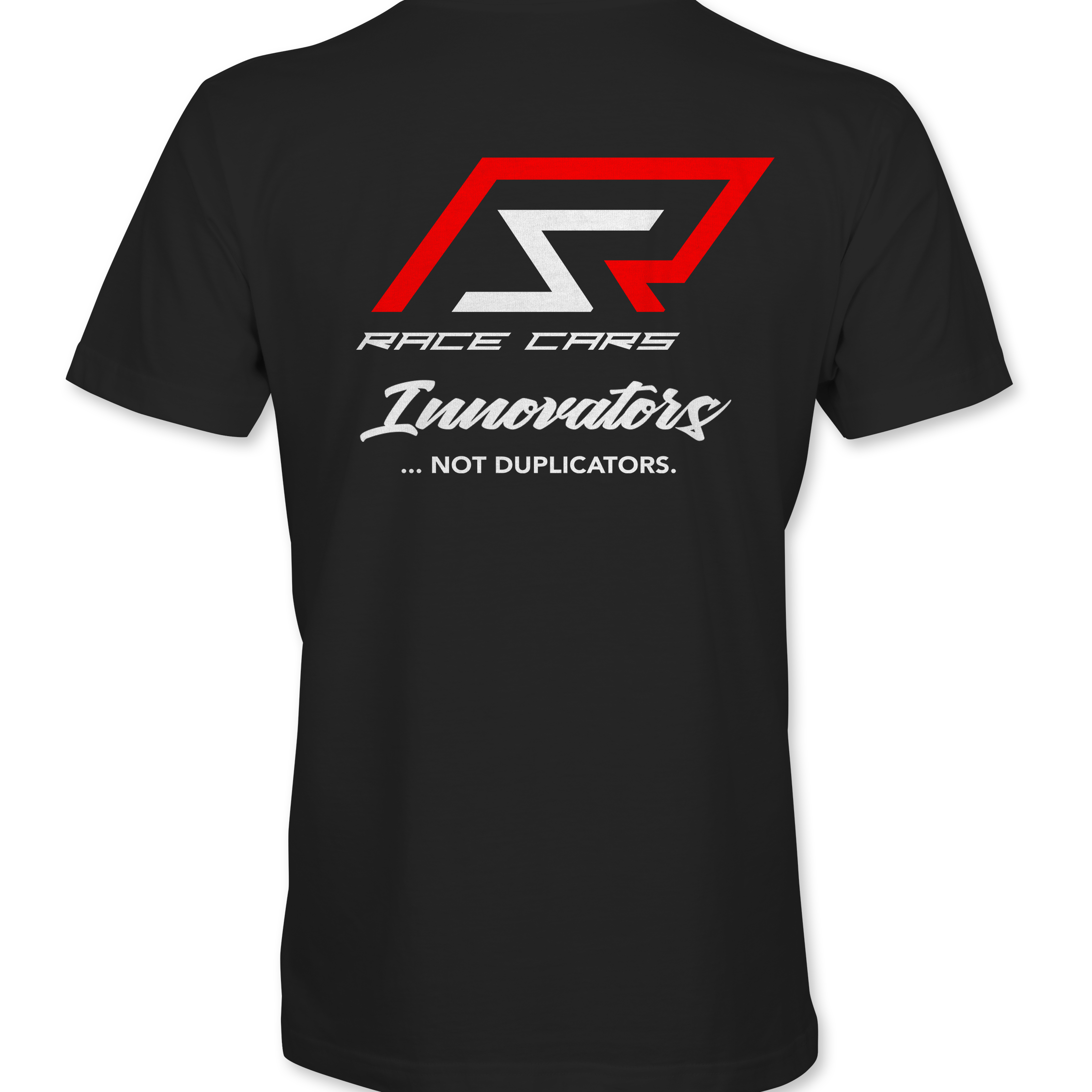 R & S Innovators.  Not Duplicators. T-Shirts Black Acid Apparel