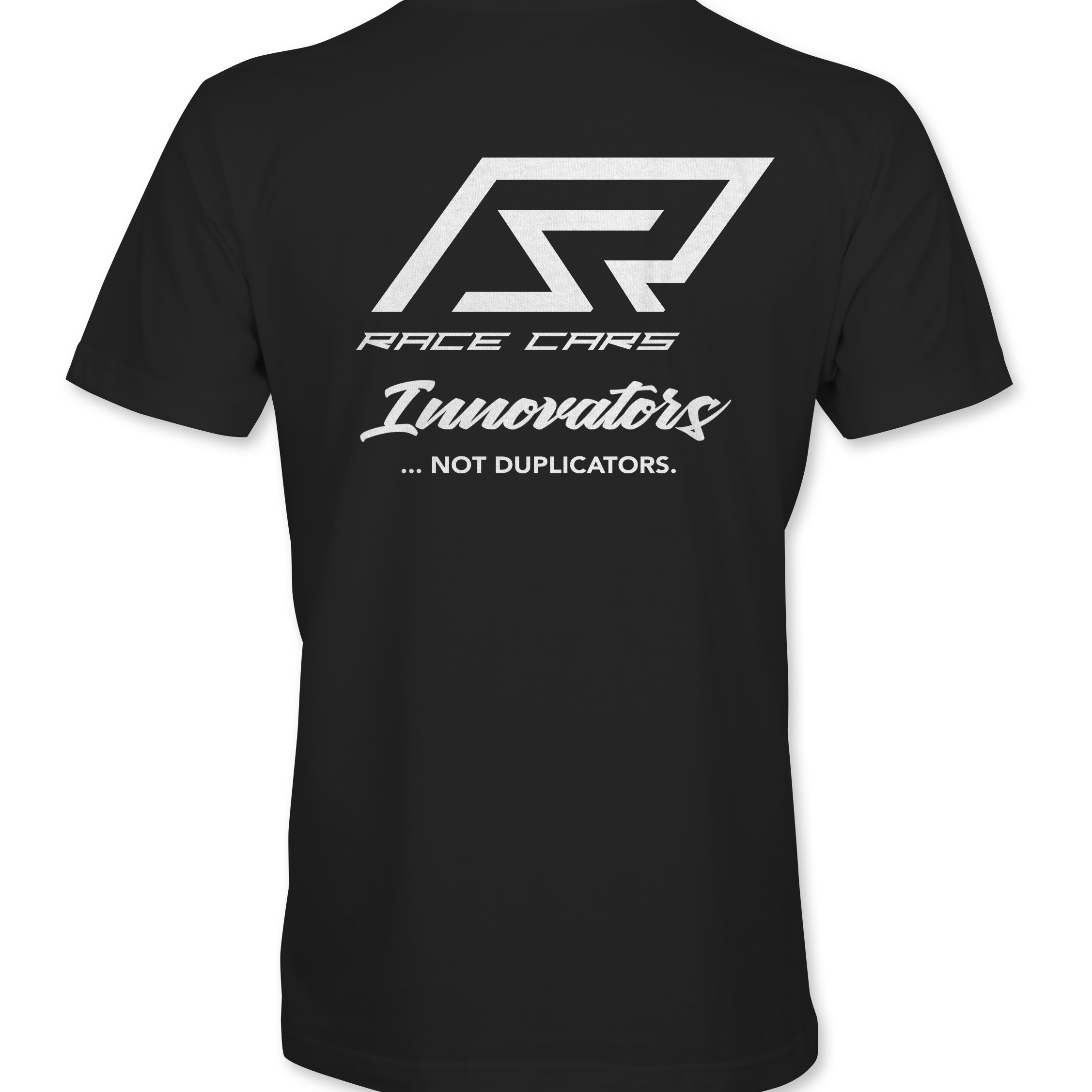 R & S Innovators.  Not Duplicators. T-Shirts Black Acid Apparel