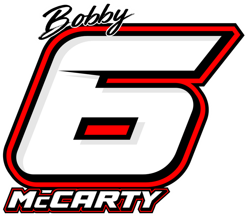 Bobby McCarty 6 Decal Black Acid Apparel