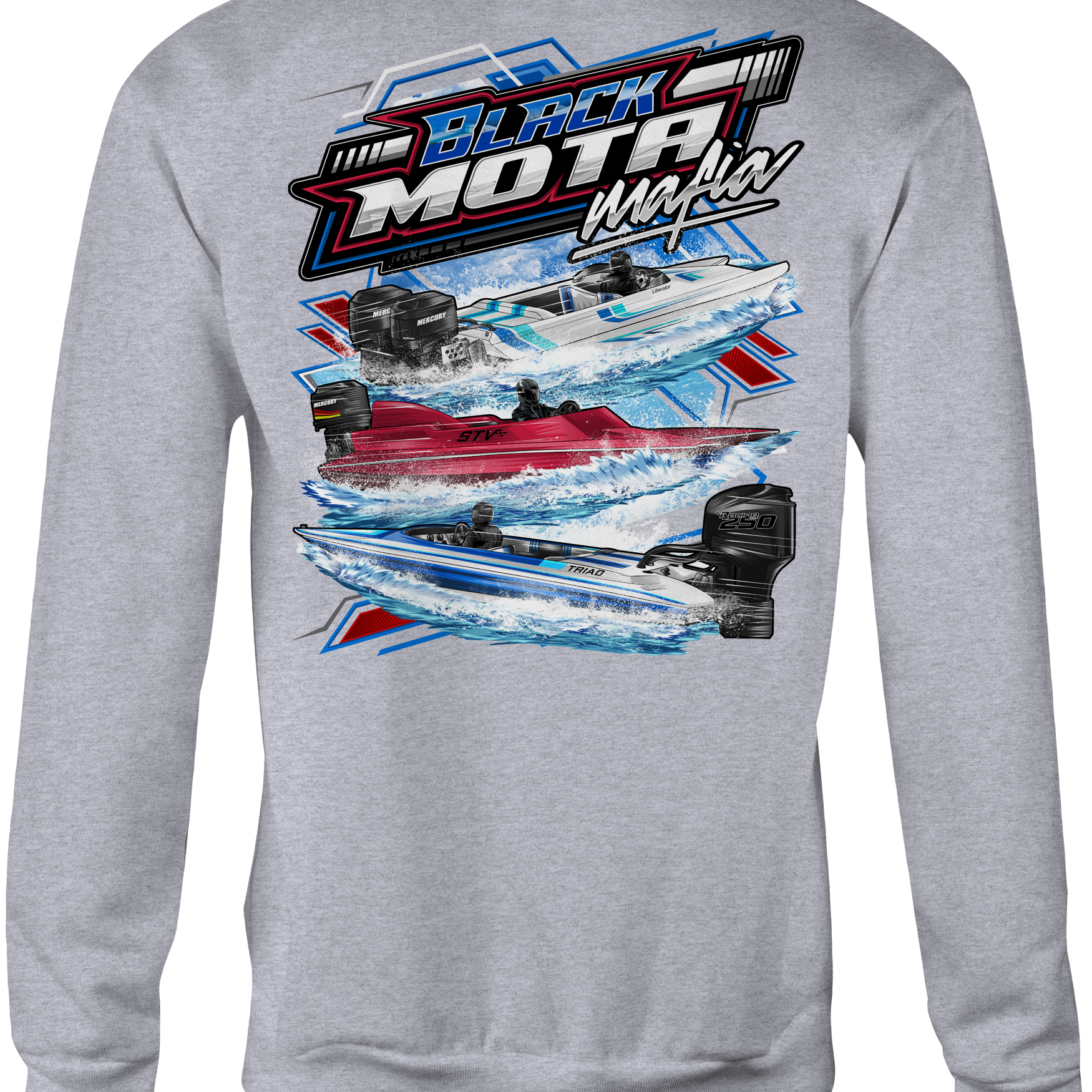 Black Mota Mafia Crewneck Sweatshirt