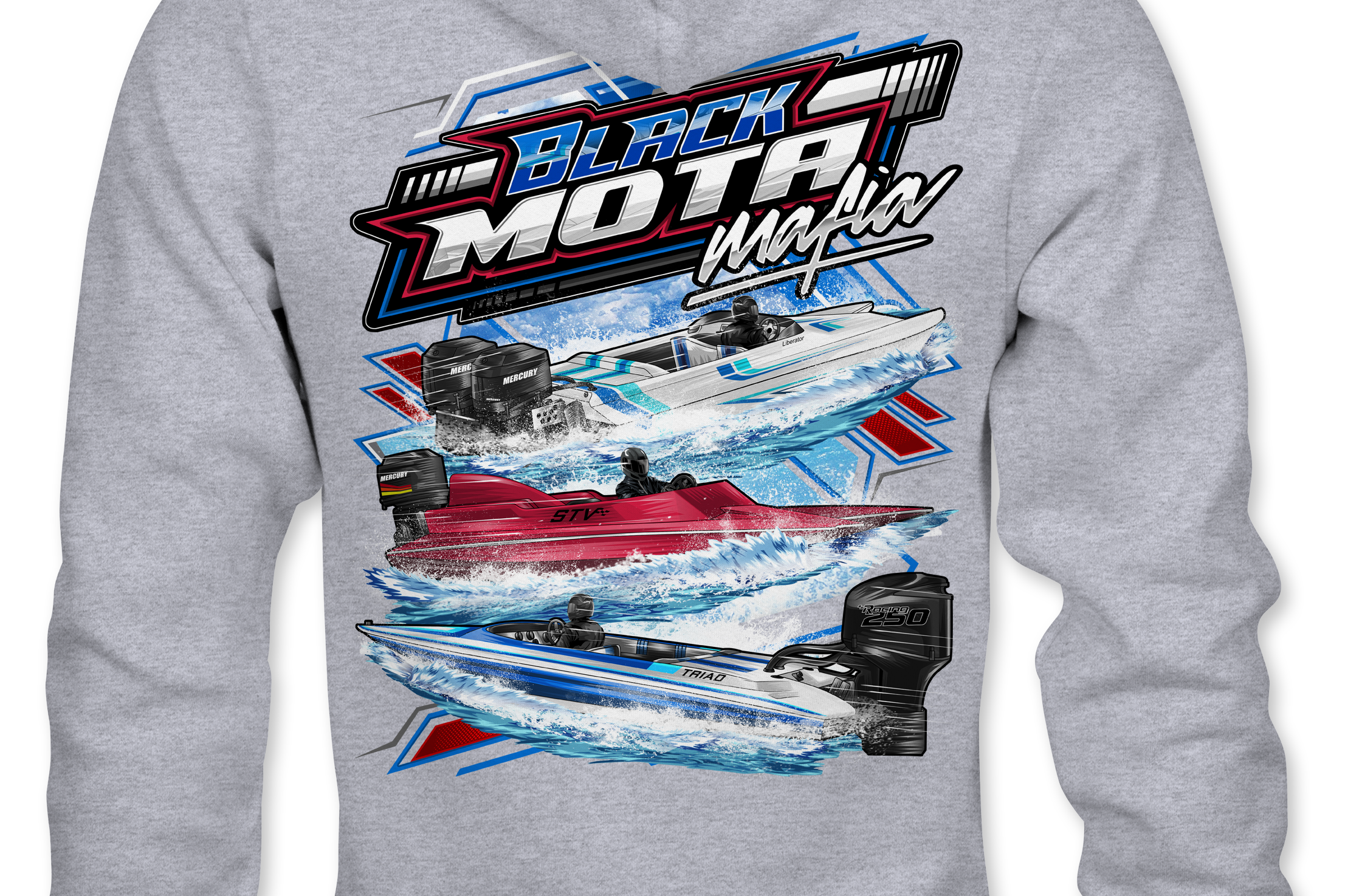 Black Mota Mafia Hoodies