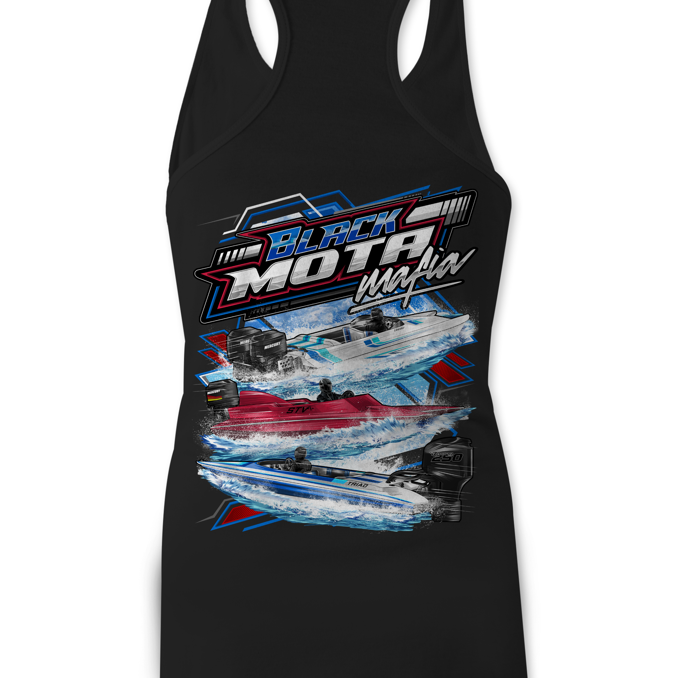 Black Mota Mafia Tank Tops