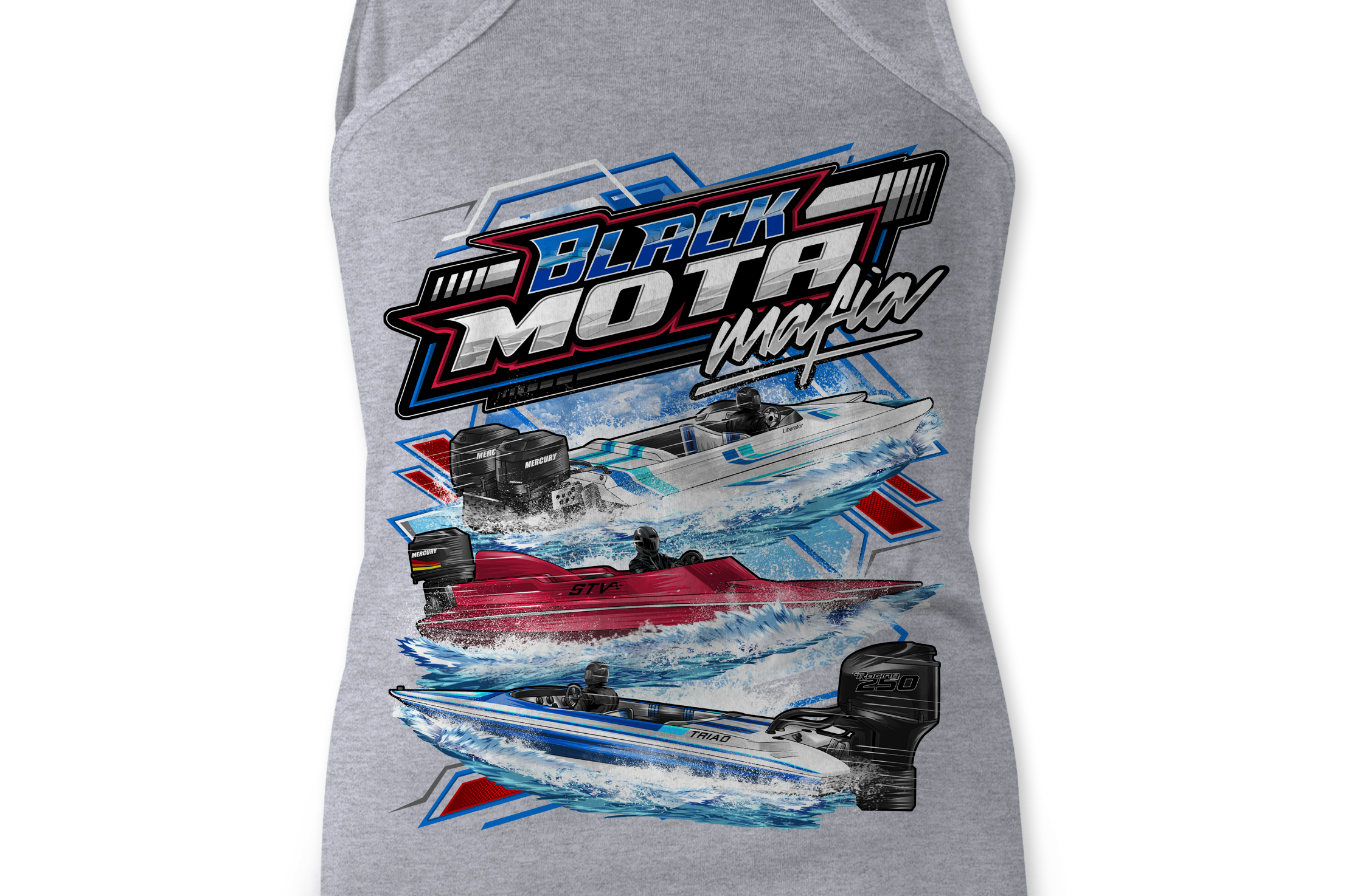 Black Mota Mafia Tank Tops