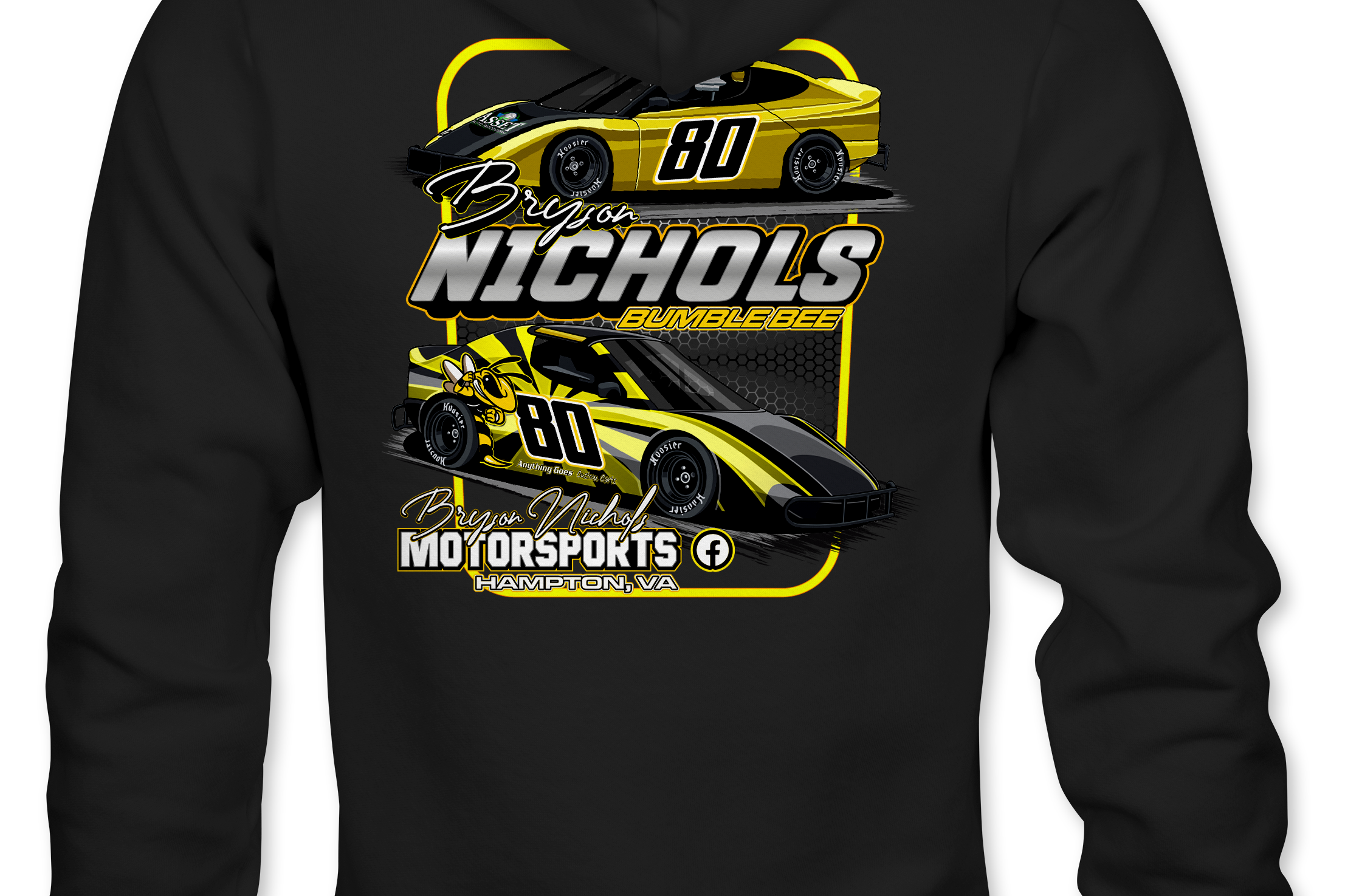 Bryson Nichols Hoodies Black Acid Apparel
