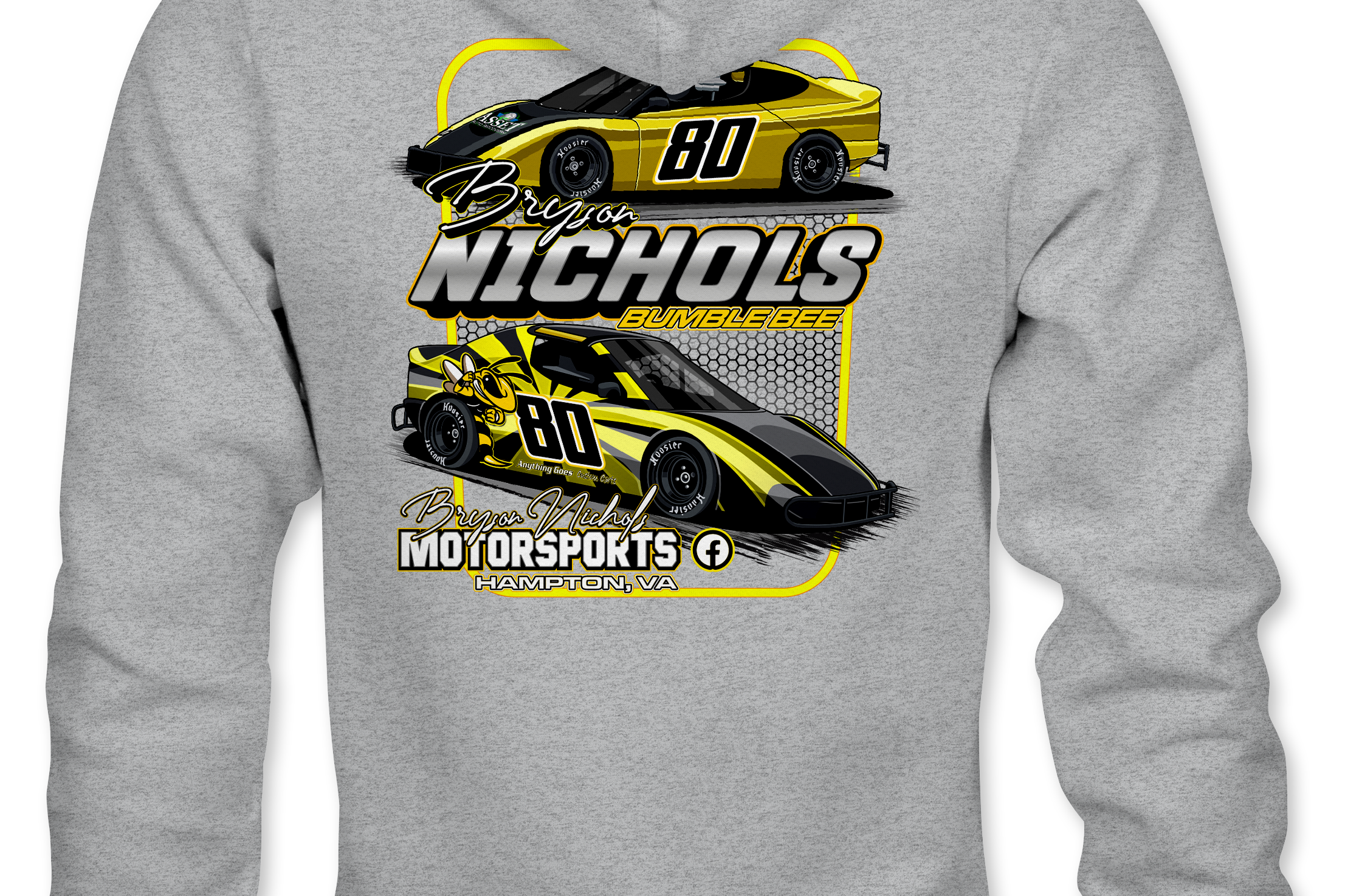 Bryson Nichols Hoodies Black Acid Apparel