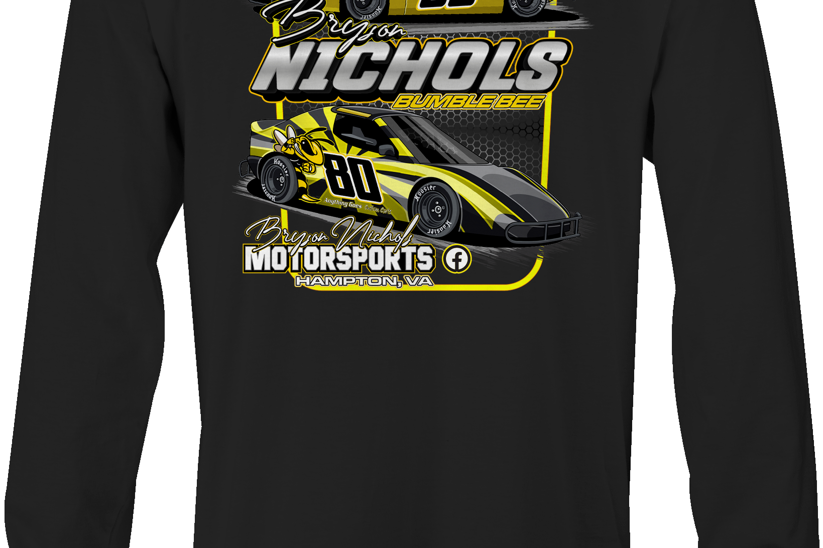 Bryson Nichols Long Sleeves Black Acid Apparel