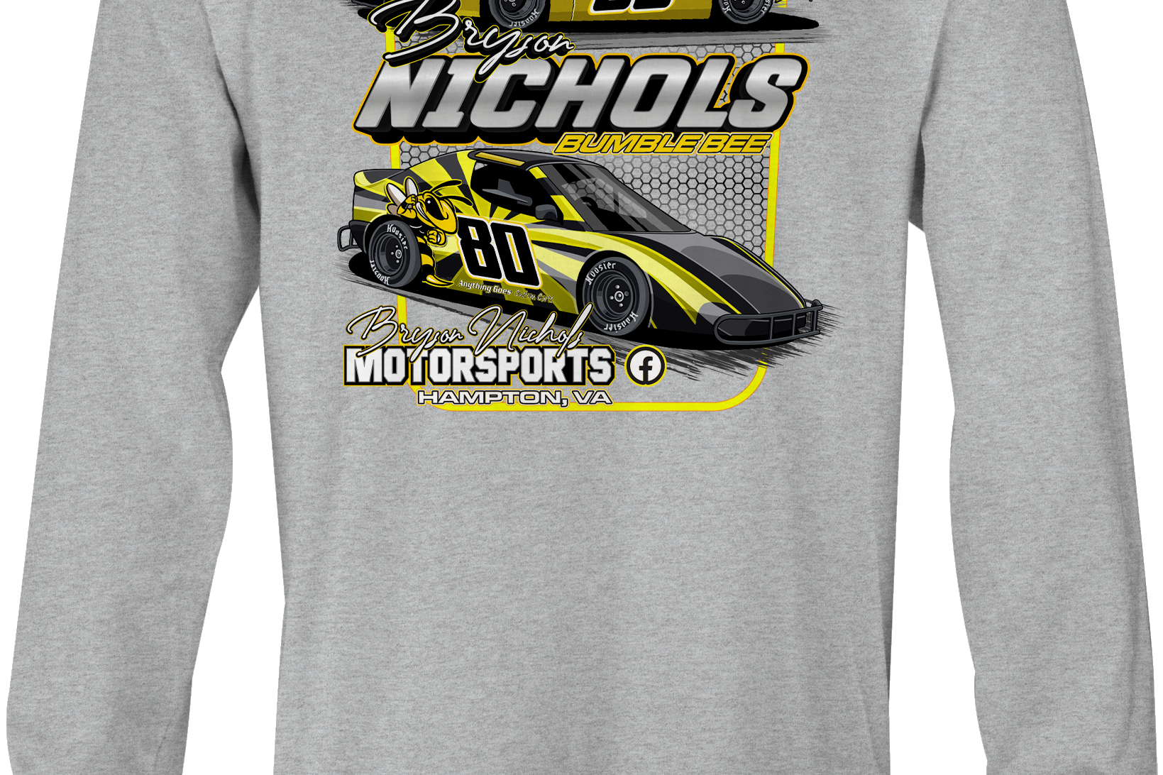 Bryson Nichols Long Sleeves Black Acid Apparel
