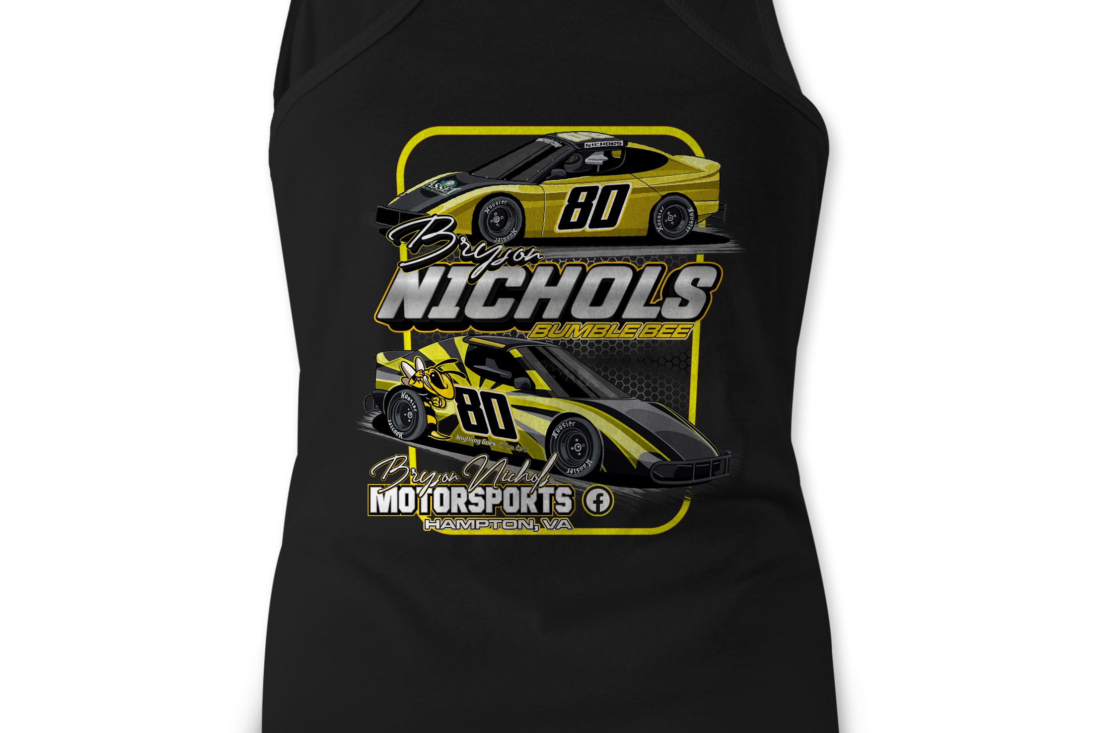 Bryson Nichols Tank Tops Black Acid Apparel