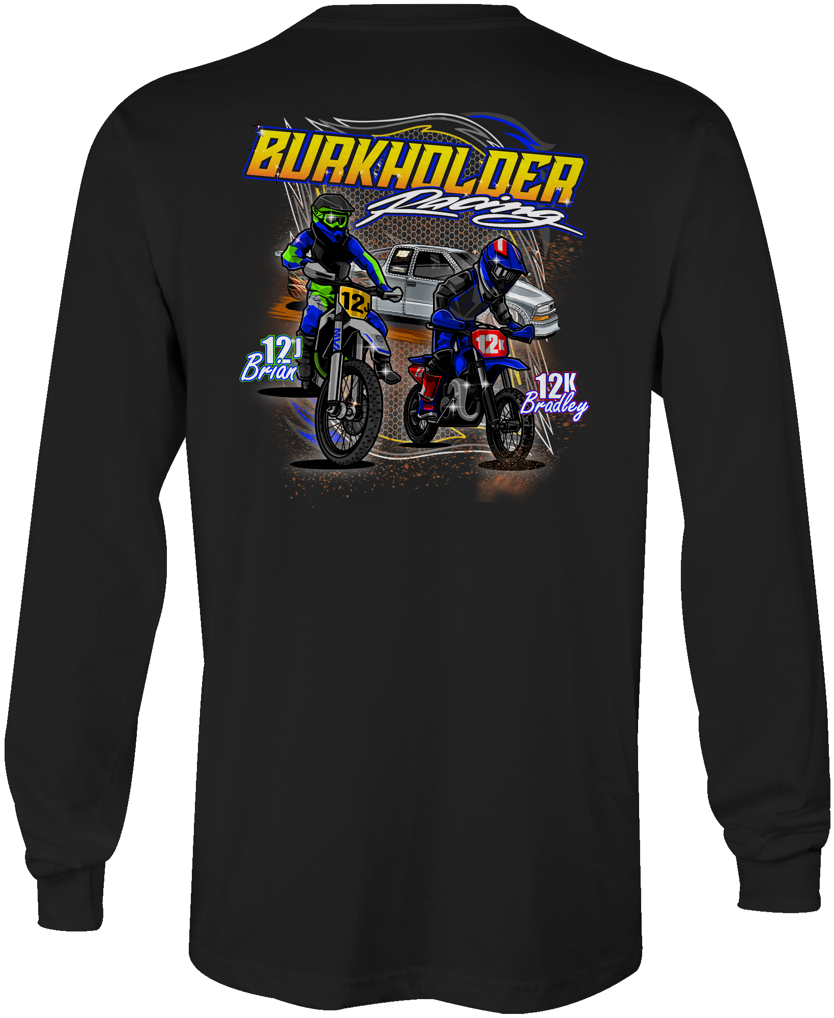 Burkholder Racing Long Sleeves Black Acid Apparel