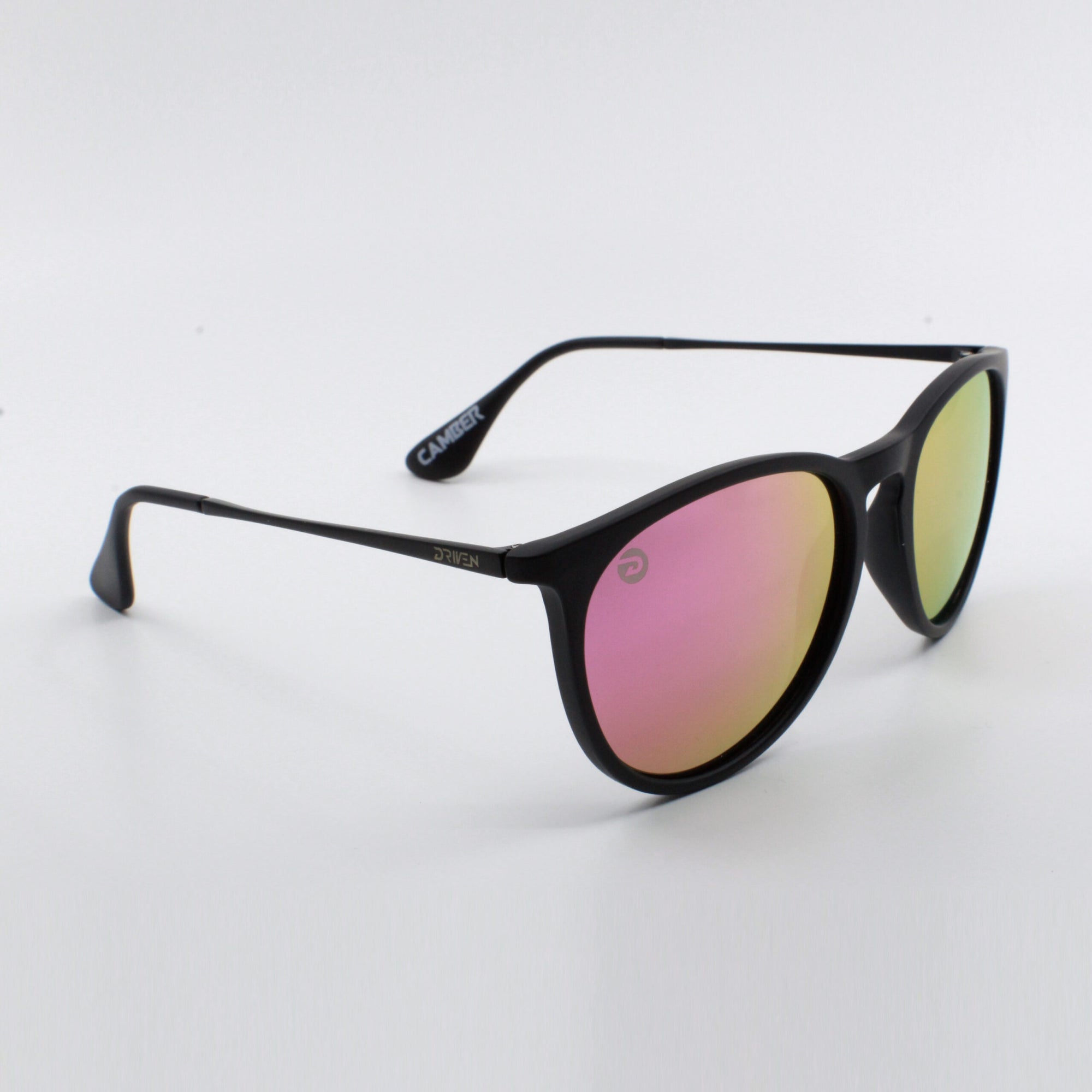 Driven Sunglasses - Camber Matte Black Black Acid Apparel