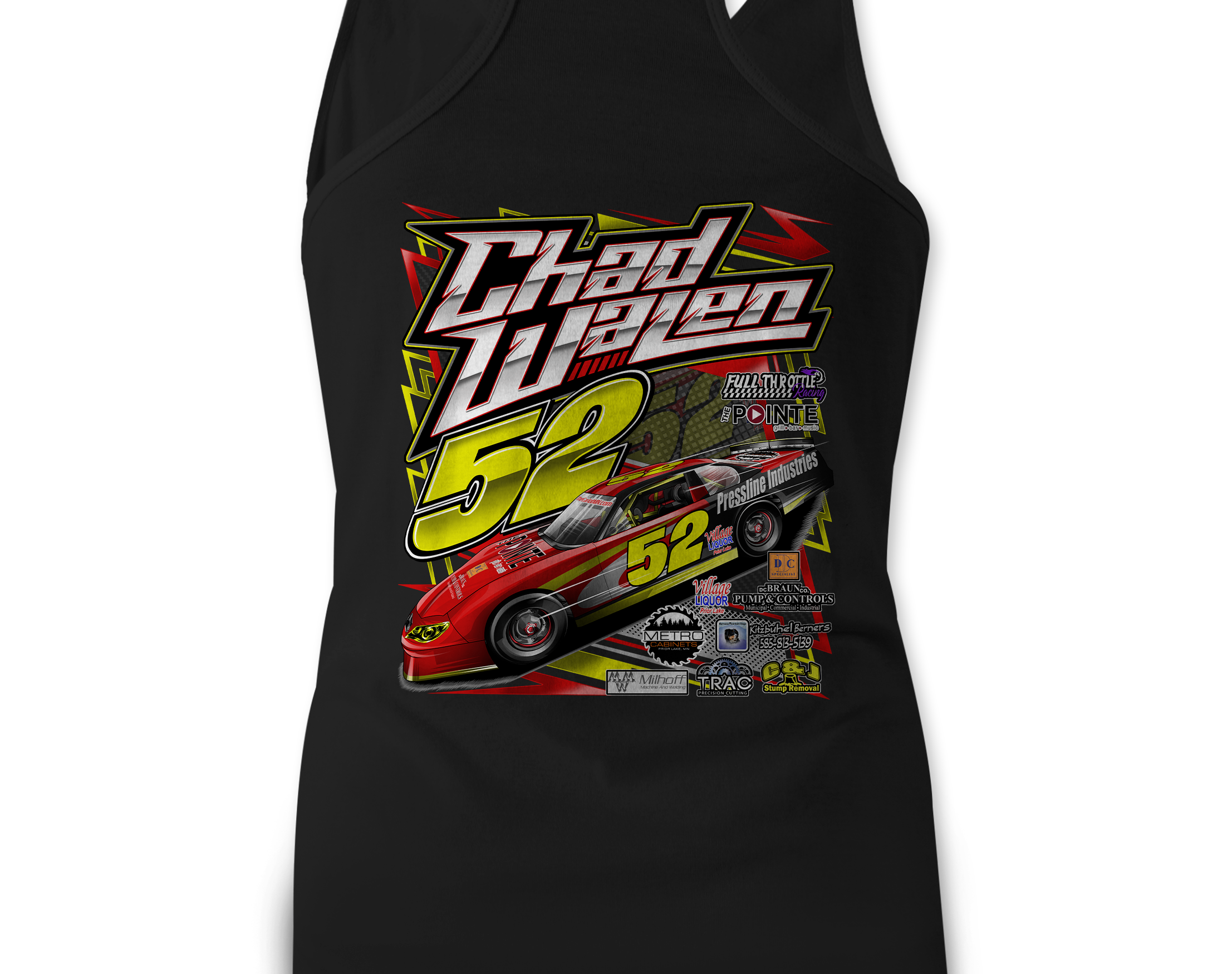 Chad Walen Tank Tops Black Acid Apparel