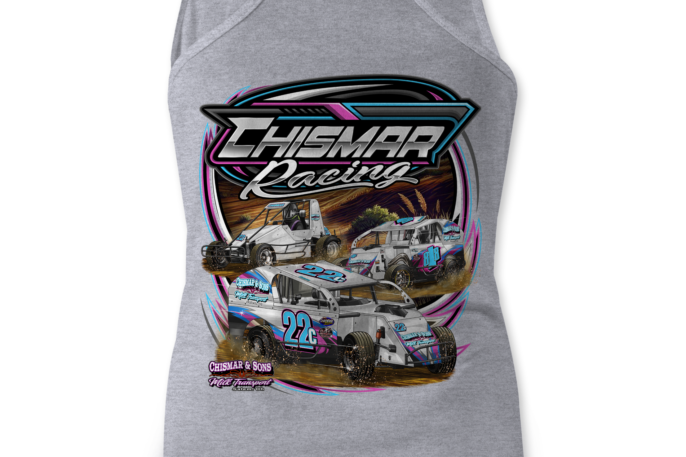 Chismar Racing Tank Tops