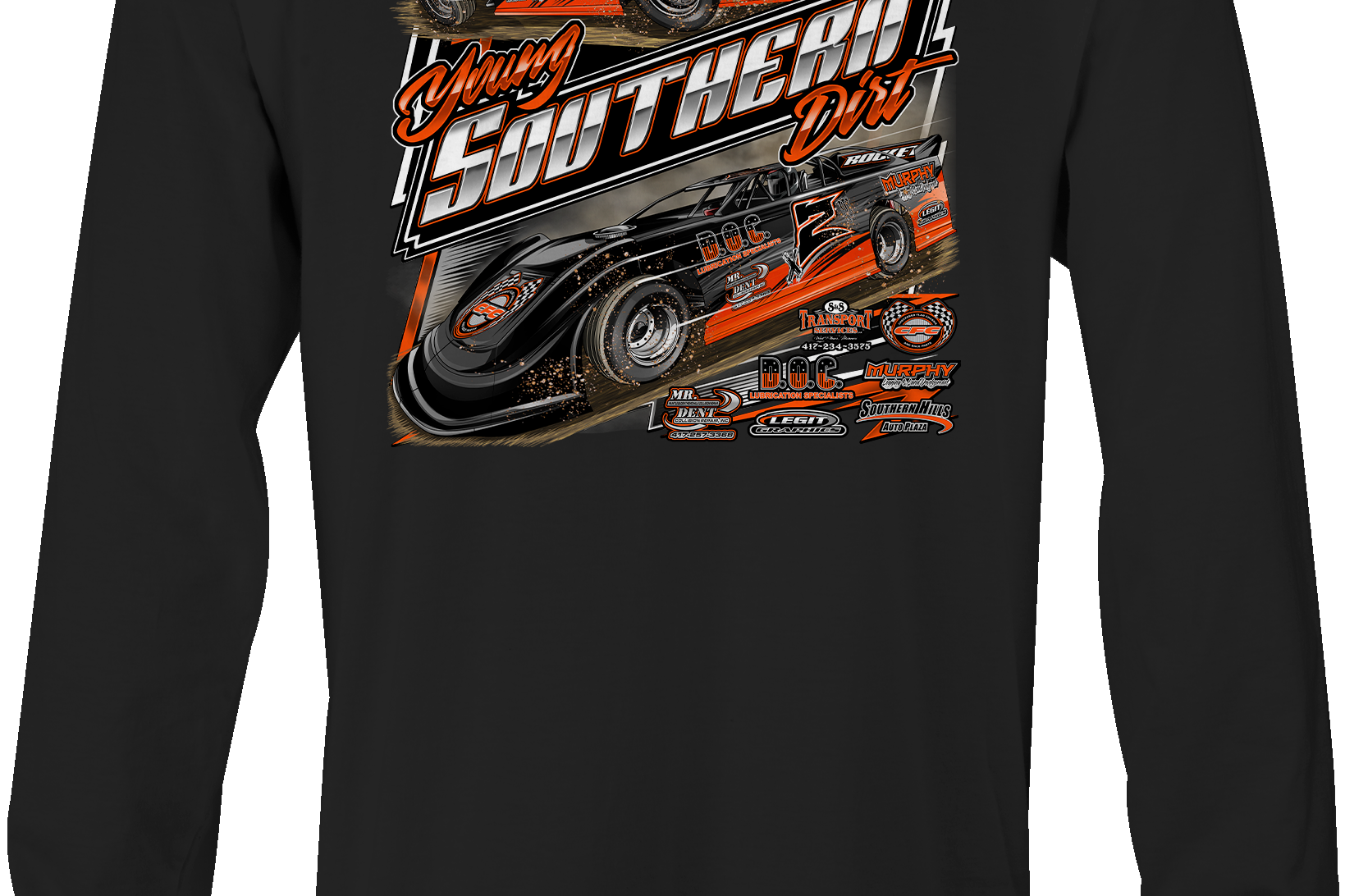 Cole Murphy Long Sleeves Black Acid Apparel