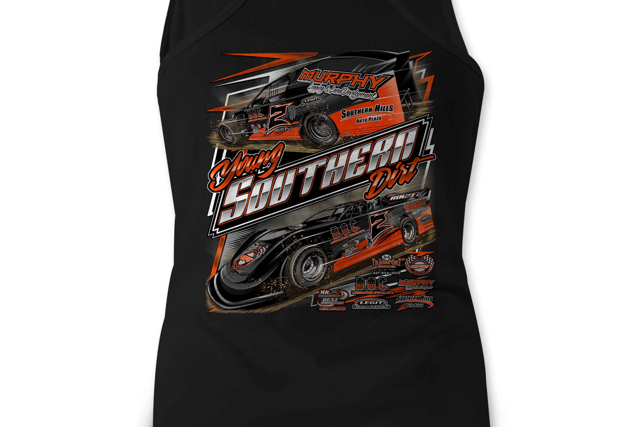 Cole Murphy Tank Tops Black Acid Apparel