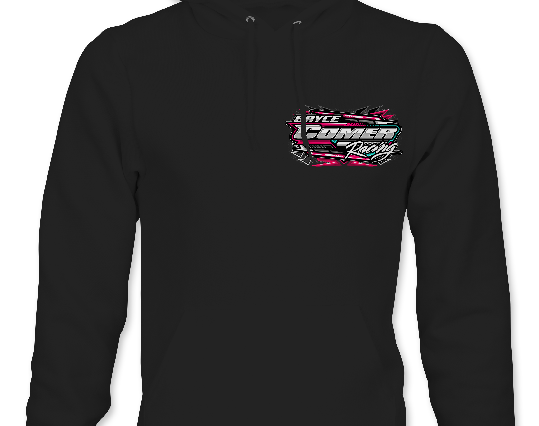 Bryce Comer Racing Bryce Comer Racing 2025 Hoodies – Black Acid Apparel