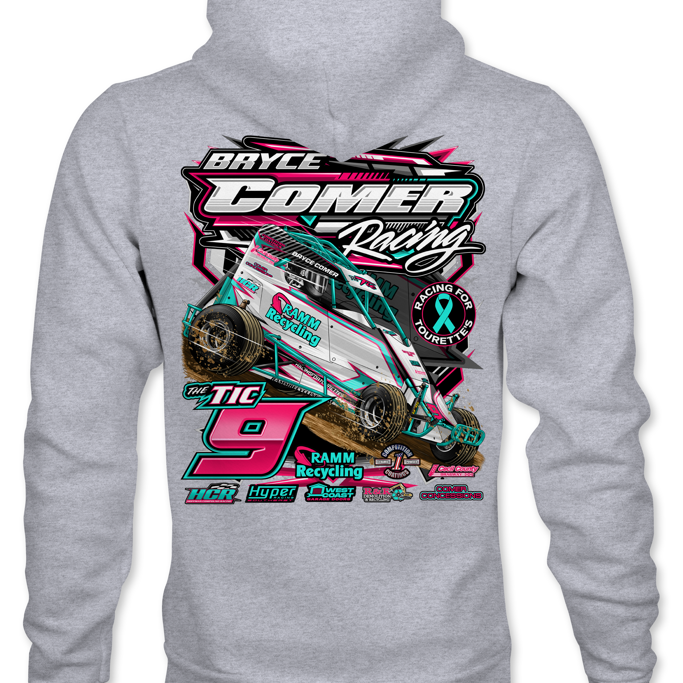 Bryce Comer Racing 2025 Hoodies