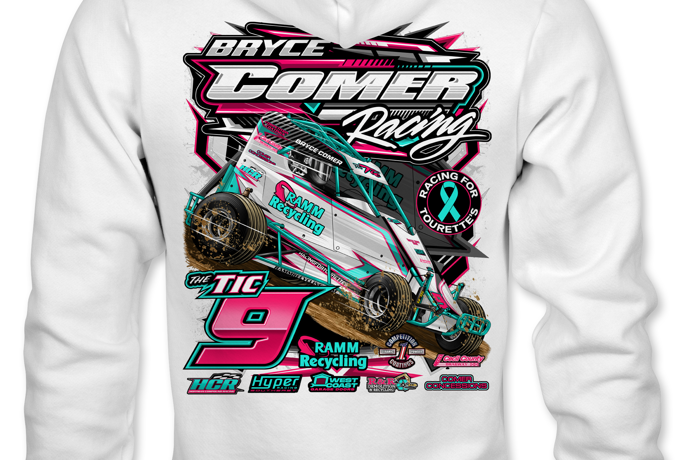 Bryce Comer Racing 2025 Hoodies