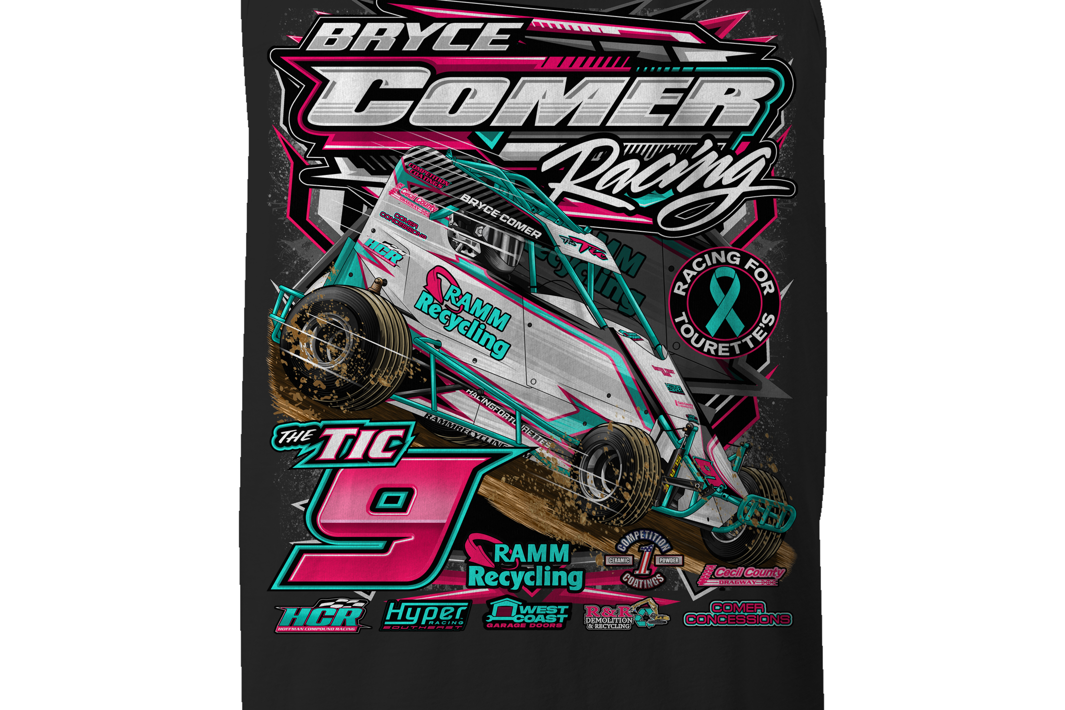 Bryce Comer Racing Bryce Comer Racing 2025 – Black Acid Apparel