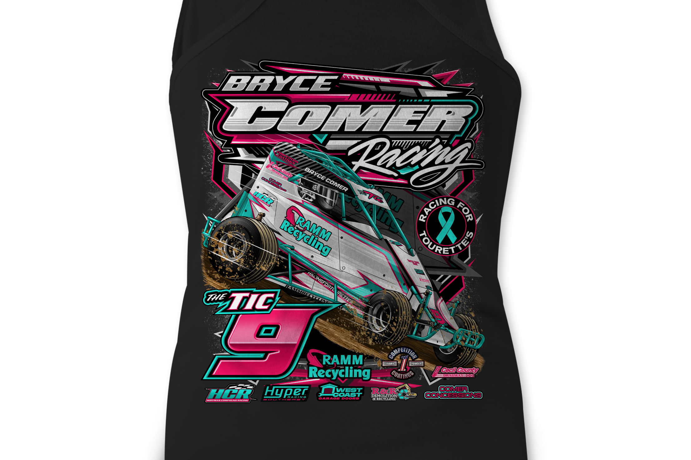 Bryce Comer Racing 2025 Tank Tops