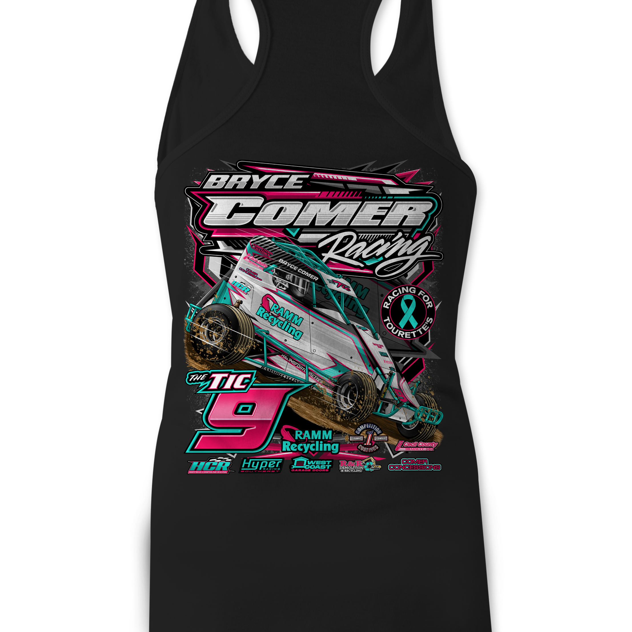 Bryce Comer Racing 2025 Tank Tops
