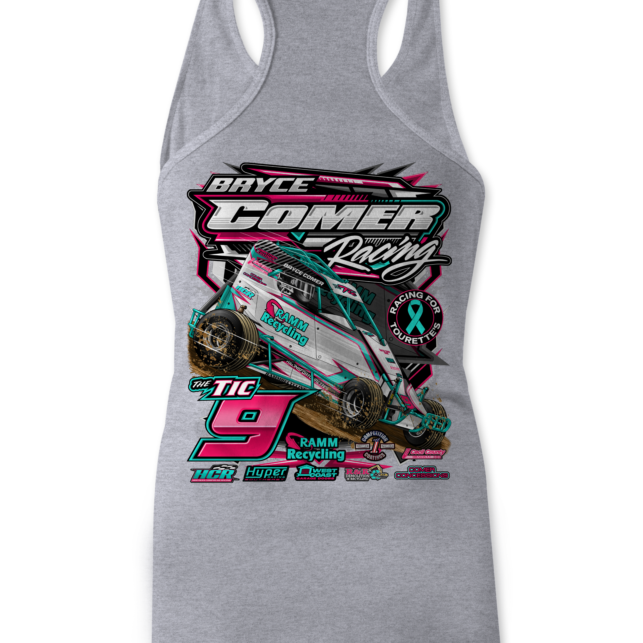 Bryce Comer Racing 2025 Tank Tops