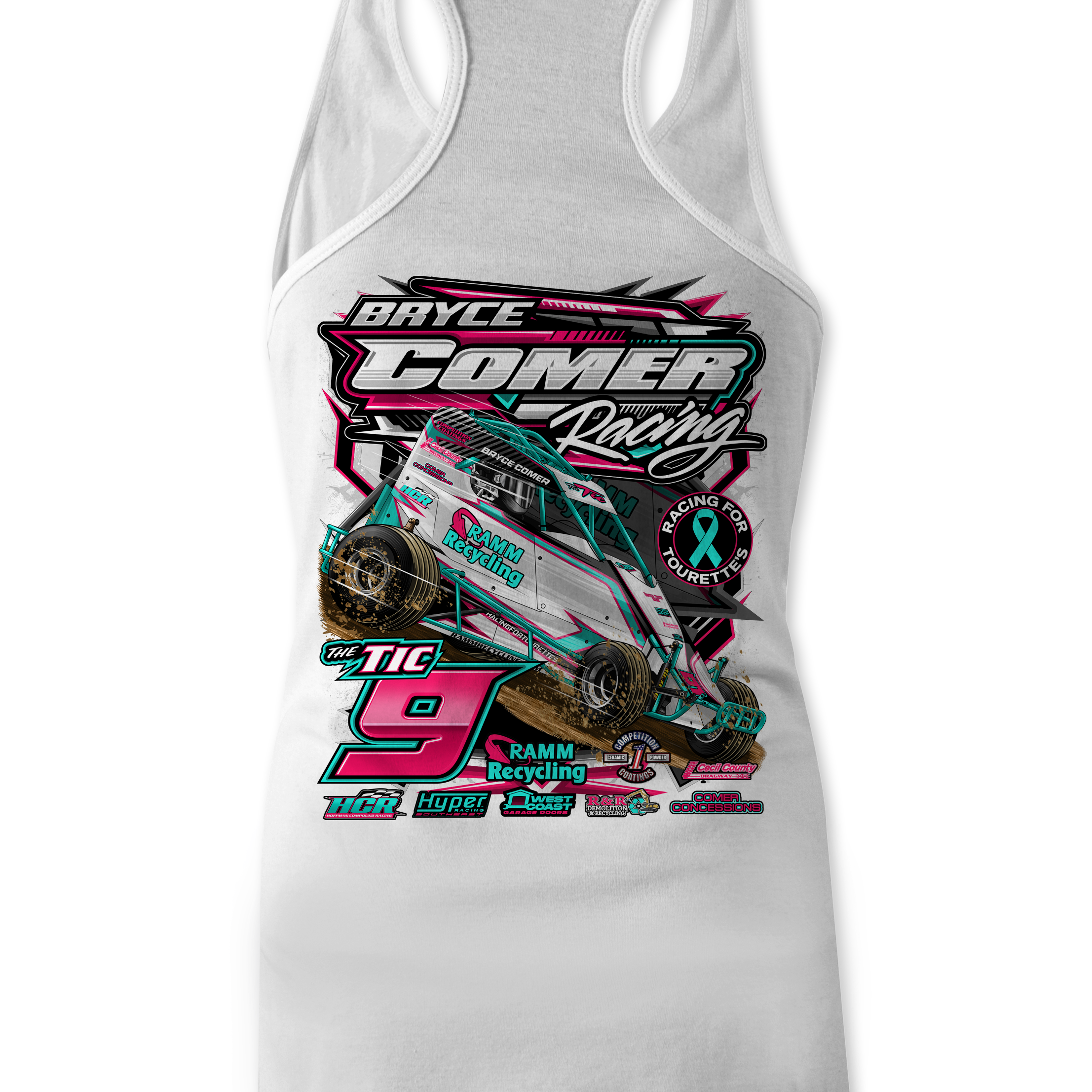 Bryce Comer Racing 2025 Tank Tops