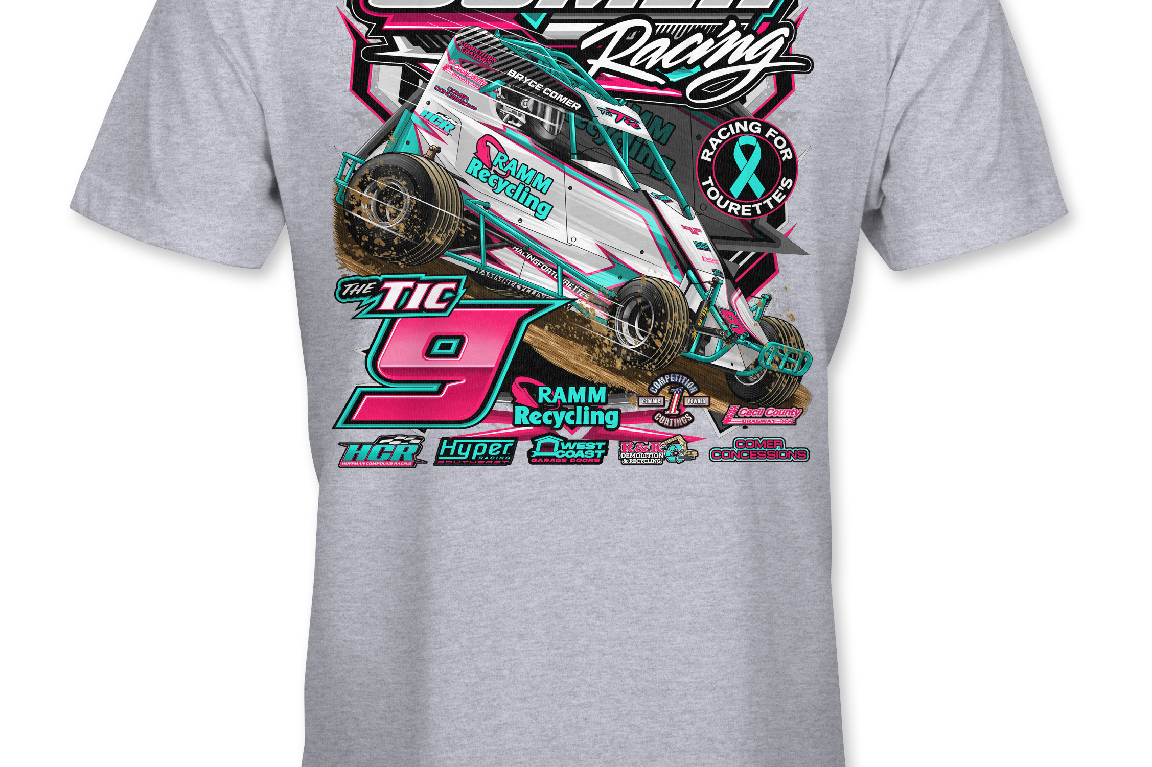 Bryce Comer Racing 2025 T-Shirts
