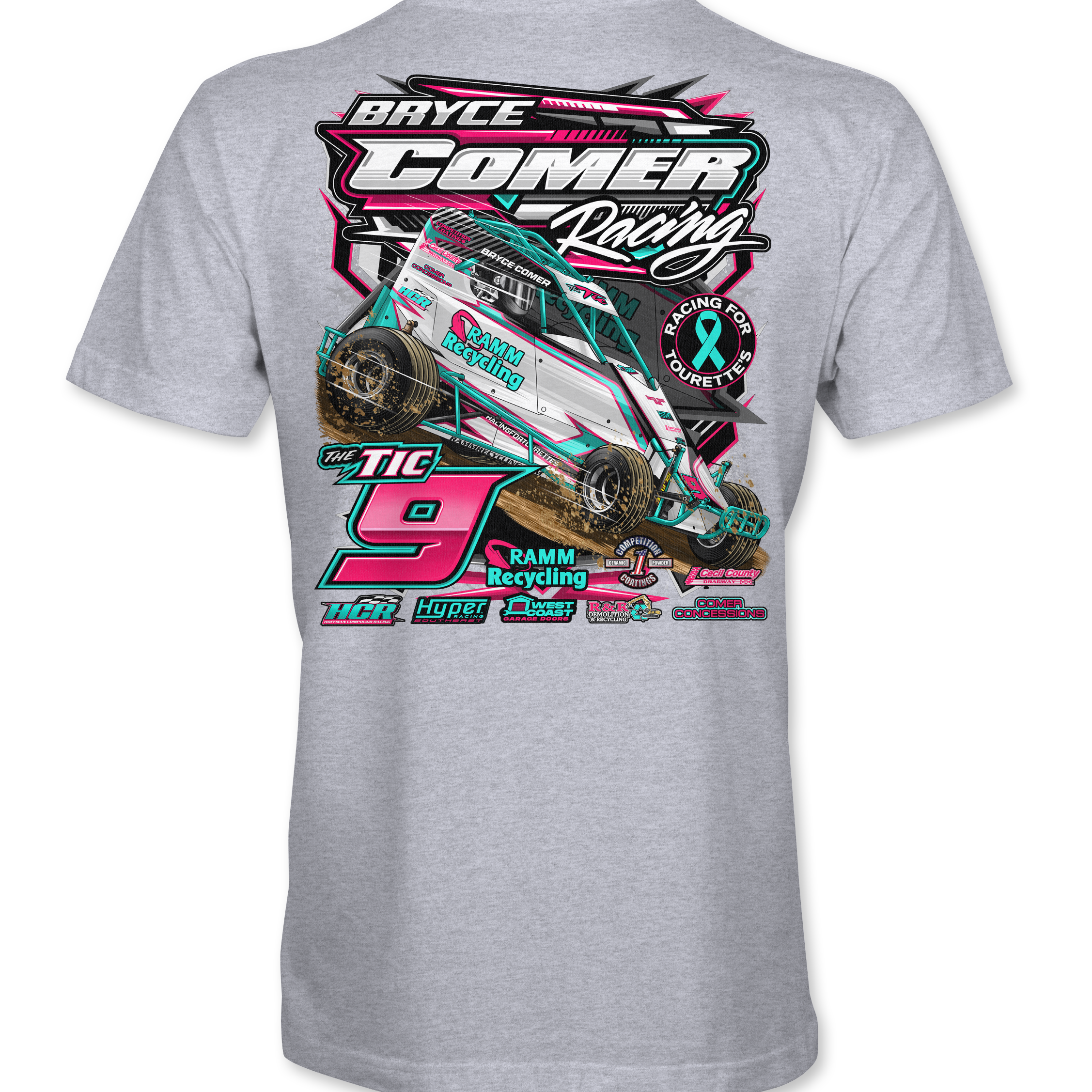 Bryce Comer Racing 2025 T-Shirts